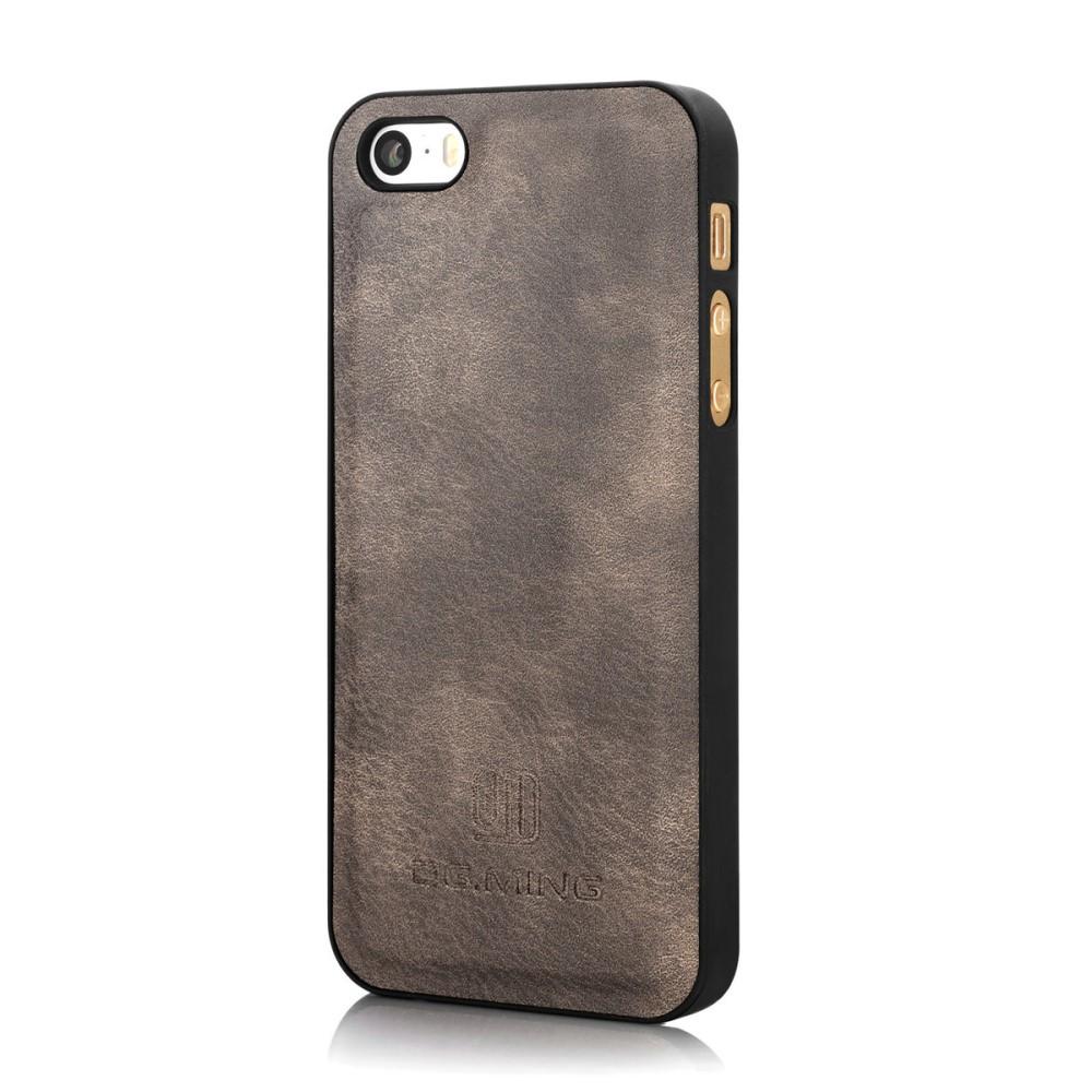 Étui portefeuille Magnet Wallet iPhone 5/5S/SE Brown