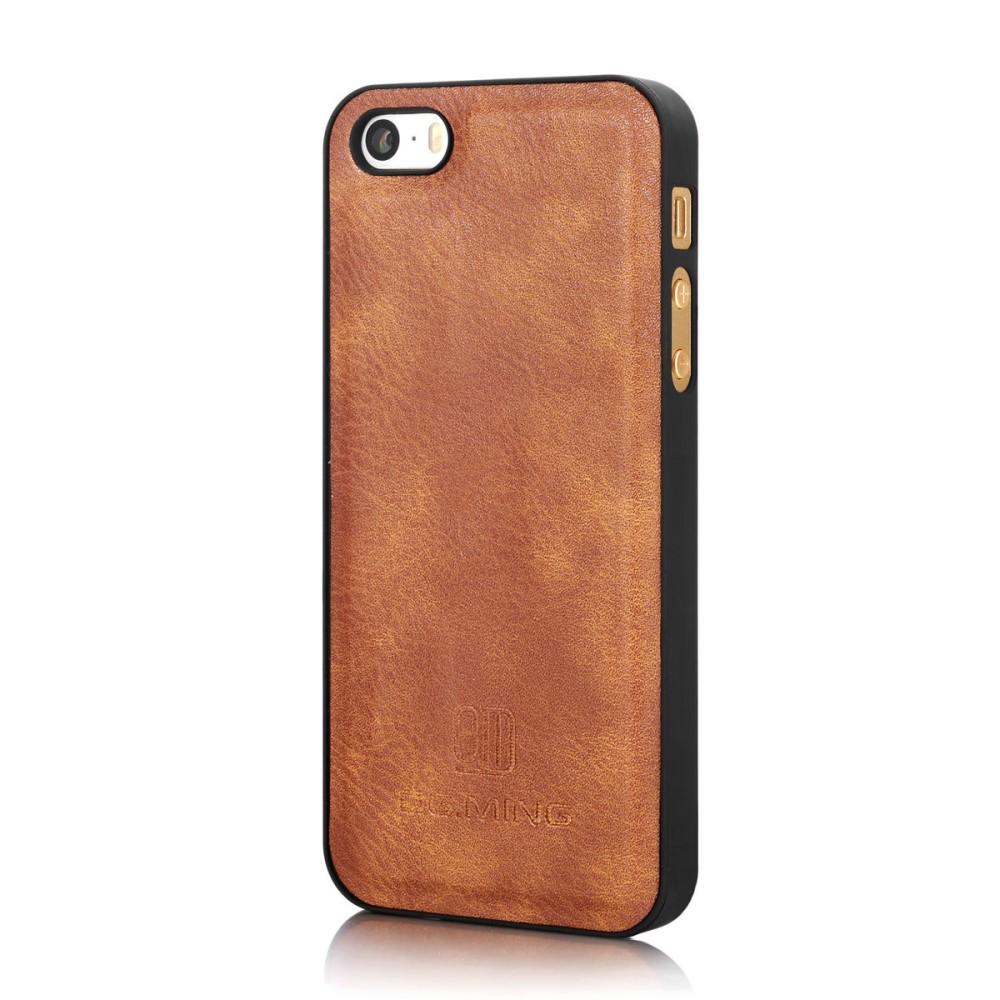 Étui portefeuille Magnet Wallet iPhone 5/5S/SE, Cognac