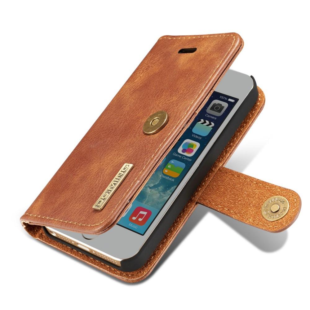 Étui portefeuille Magnet Wallet iPhone 5/5S/SE, Cognac