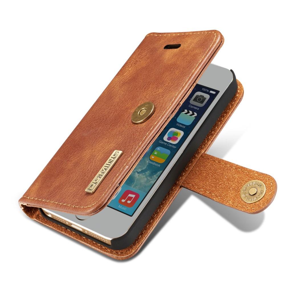 Étui portefeuille Magnet Wallet iPhone 5/5S/SE Cognac