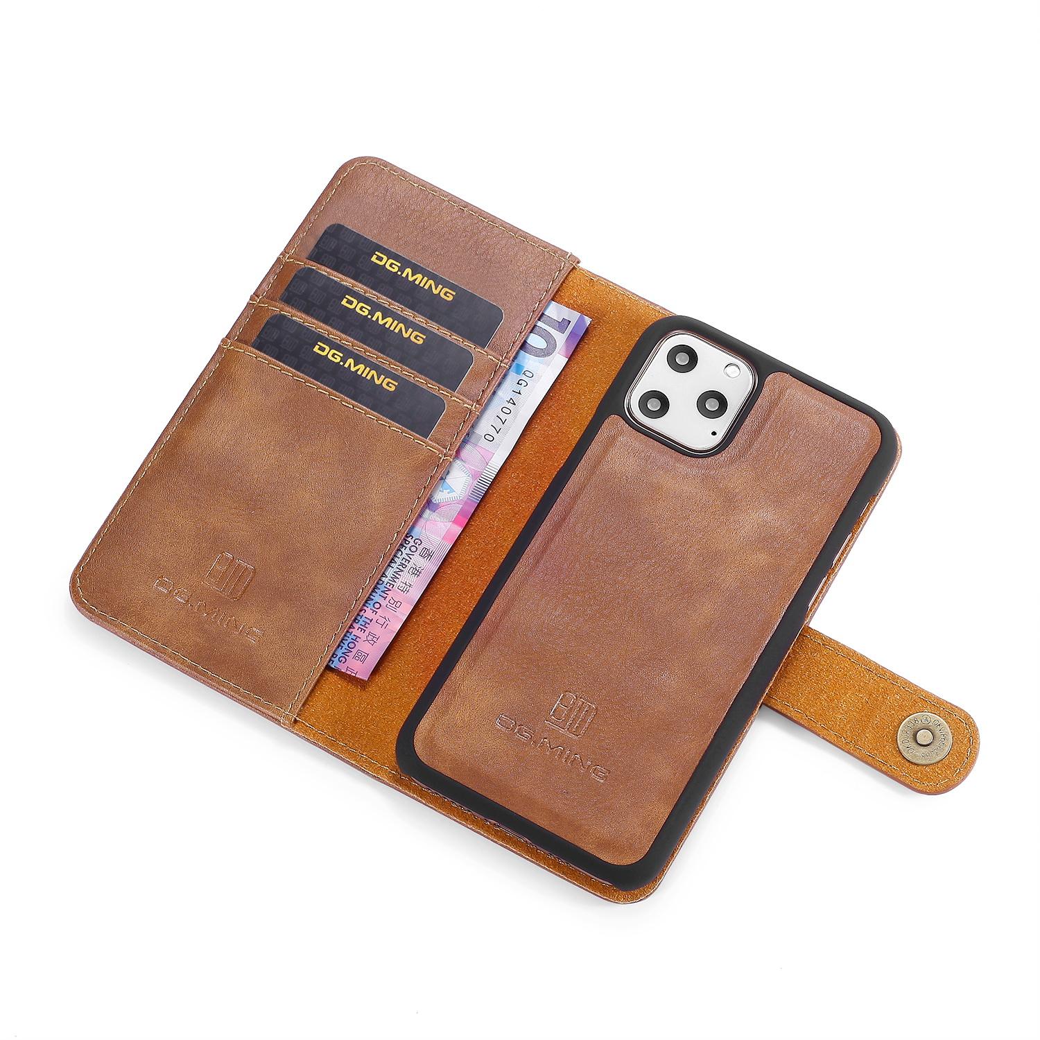 Étui portefeuille Magnet Wallet iPhone 11 Pro Max, Cognac