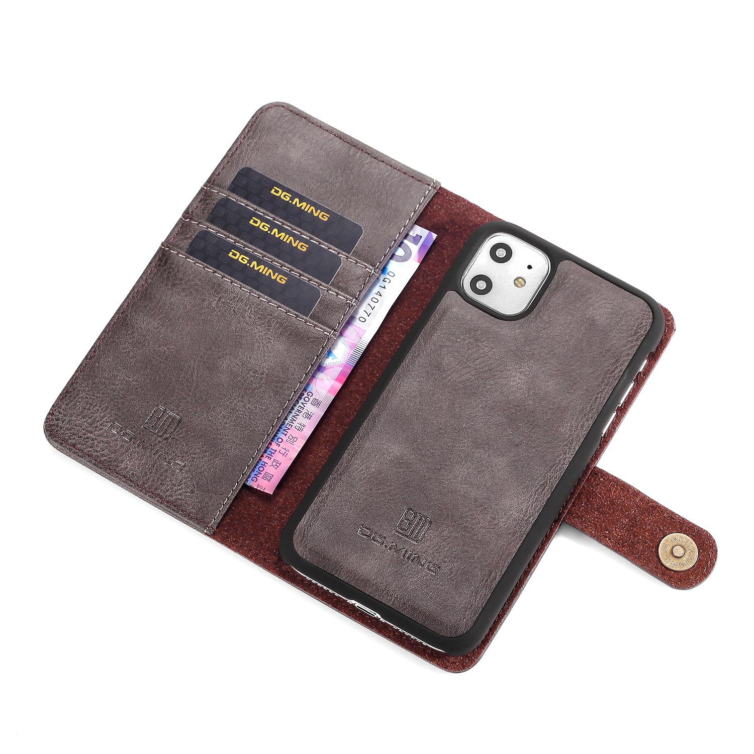 Étui portefeuille Magnet Wallet iPhone 11 Brown