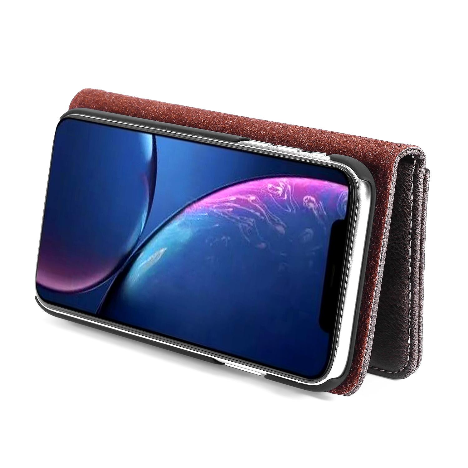 Étui portefeuille Magnet Wallet iPhone 11 Brown