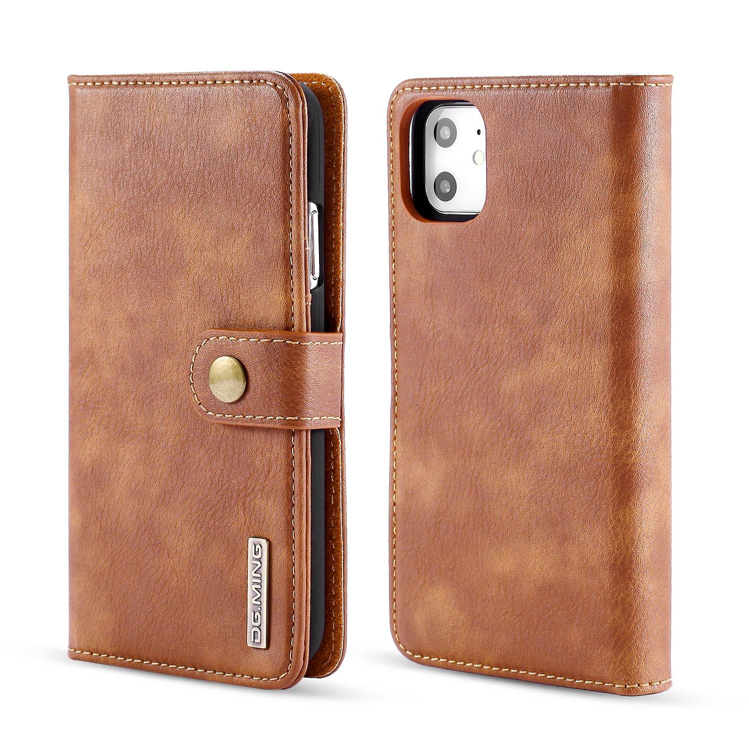 Étui portefeuille Magnet Wallet iPhone 11, Cognac
