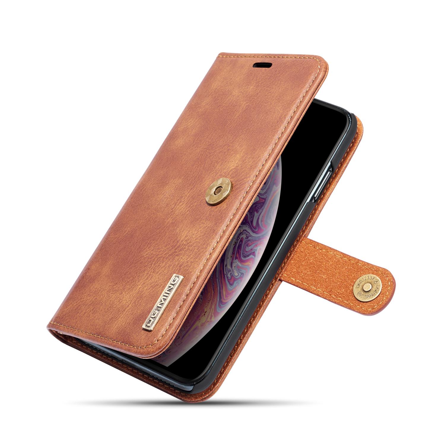 Étui portefeuille Magnet Wallet iPhone Xs Max, Cognac