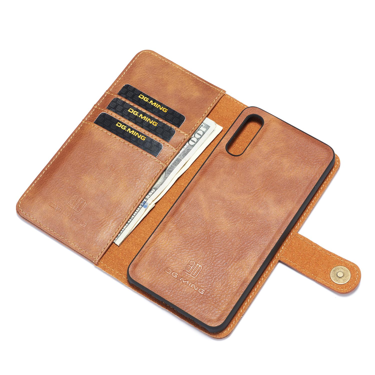 Étui portefeuille Magnet Wallet Samsung Galaxy A50, Cognac
