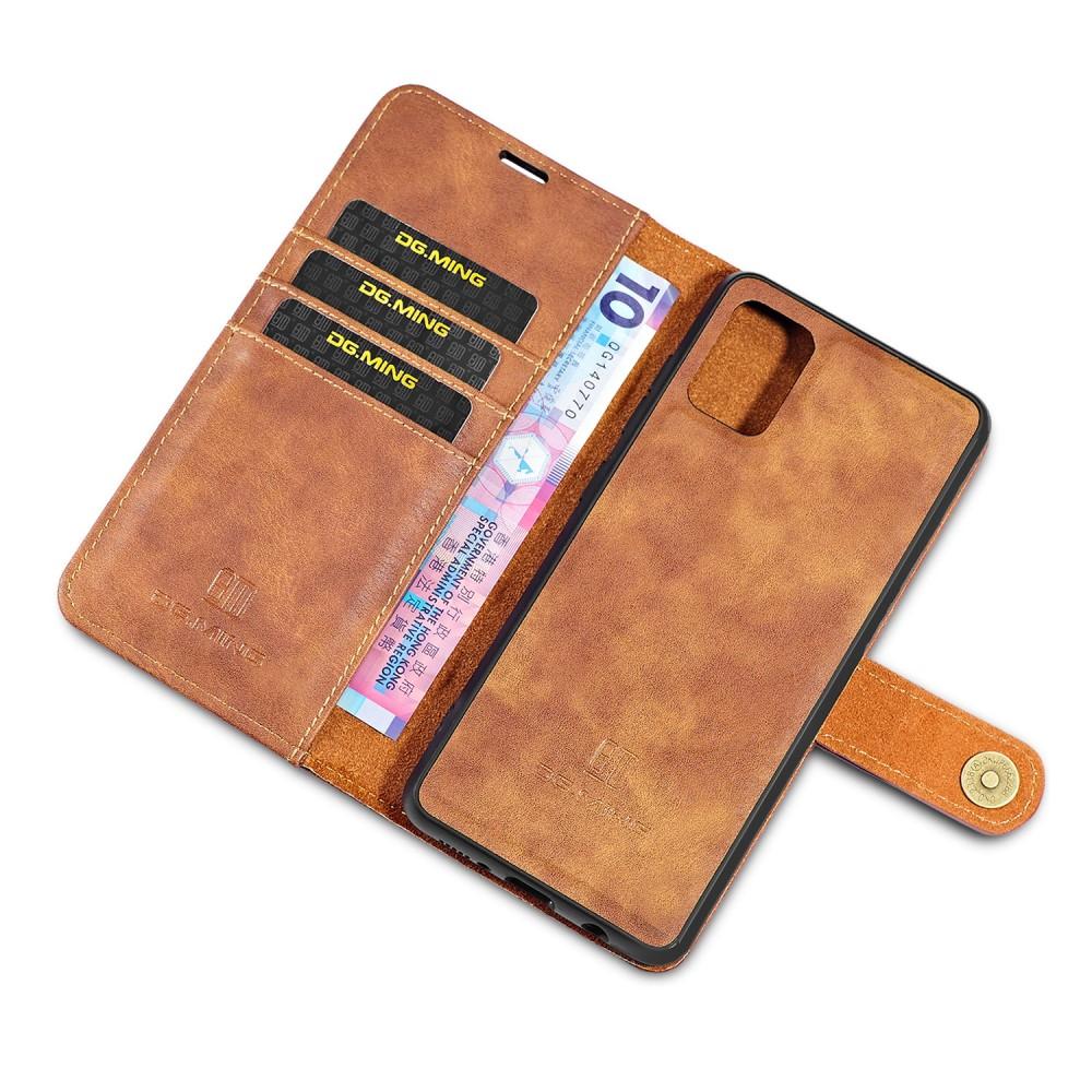 Étui portefeuille Magnet Wallet Samsung Galaxy A71, Cognac