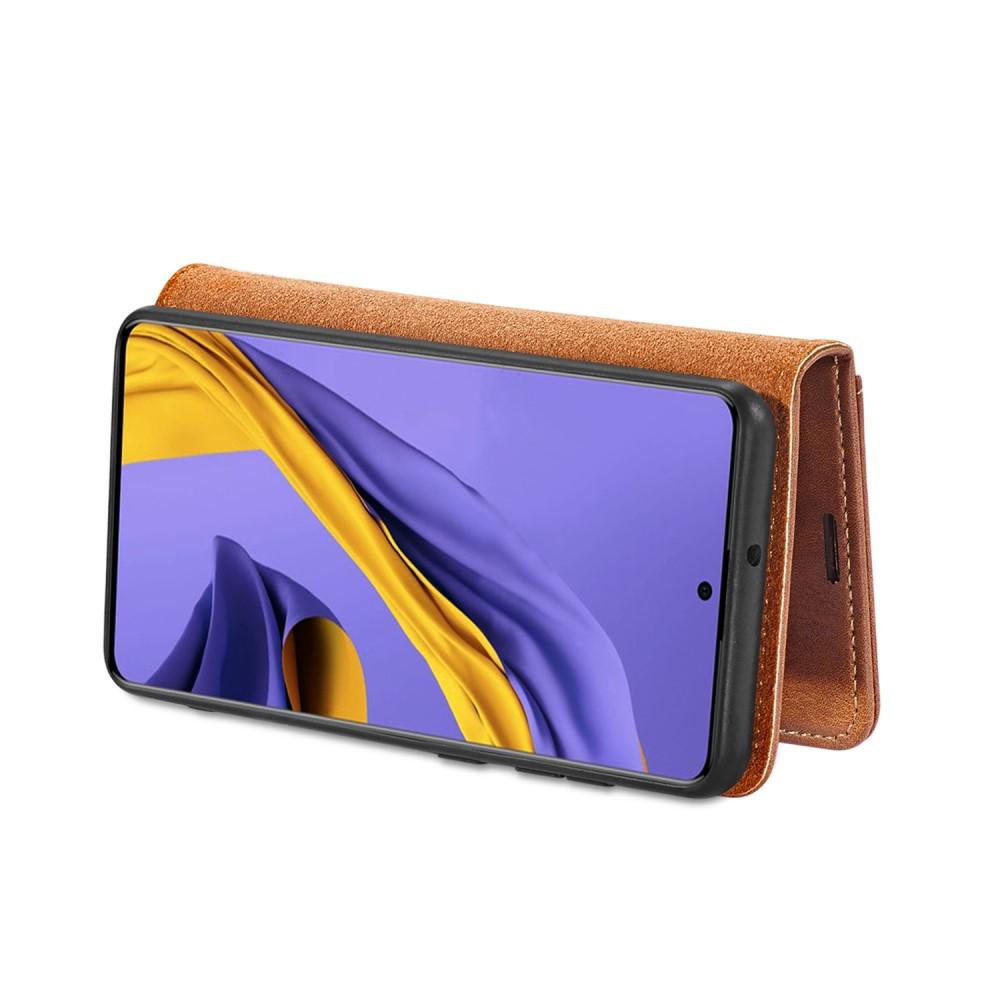 Étui portefeuille Magnet Wallet Samsung Galaxy A71, Cognac