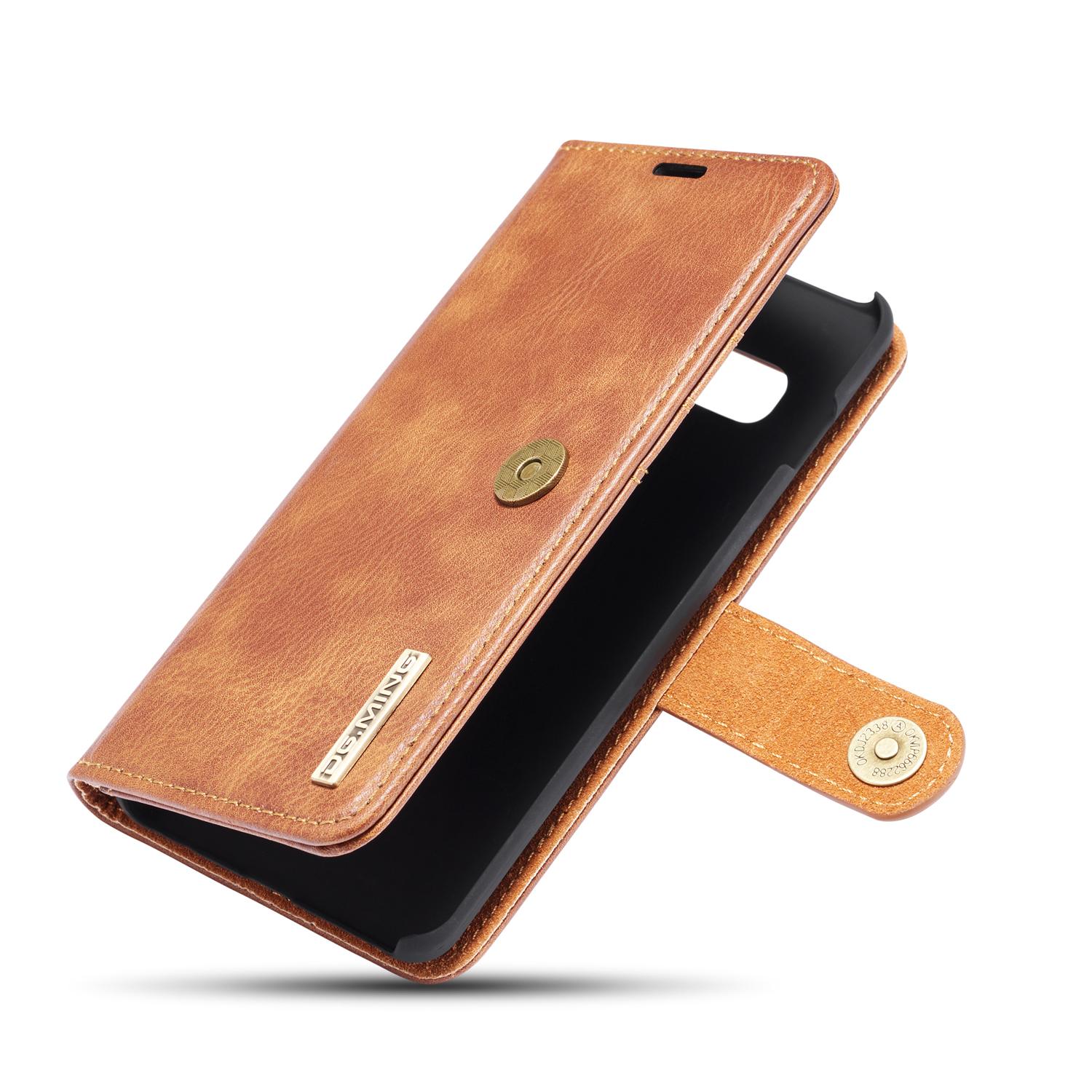 Étui portefeuille Magnet Wallet Samsung Galaxy S10 Plus, Cognac