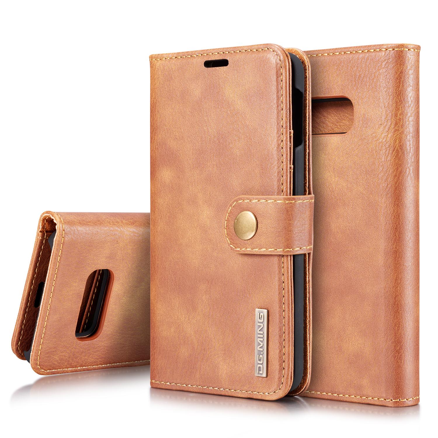 Étui portefeuille Magnet Wallet Samsung Galaxy S10e Cognac