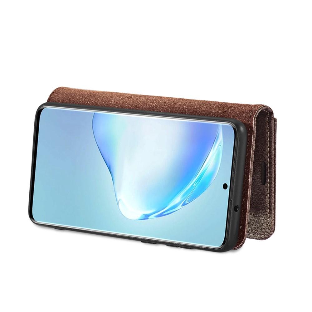 Étui portefeuille Magnet Wallet Samsung Galaxy S20 Ultra, Marron