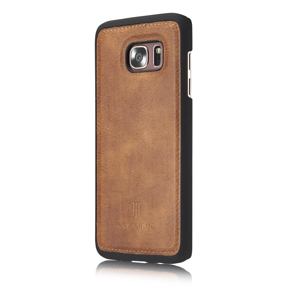 Étui portefeuille Magnet Wallet Samsung Galaxy S7 Edge Cognac