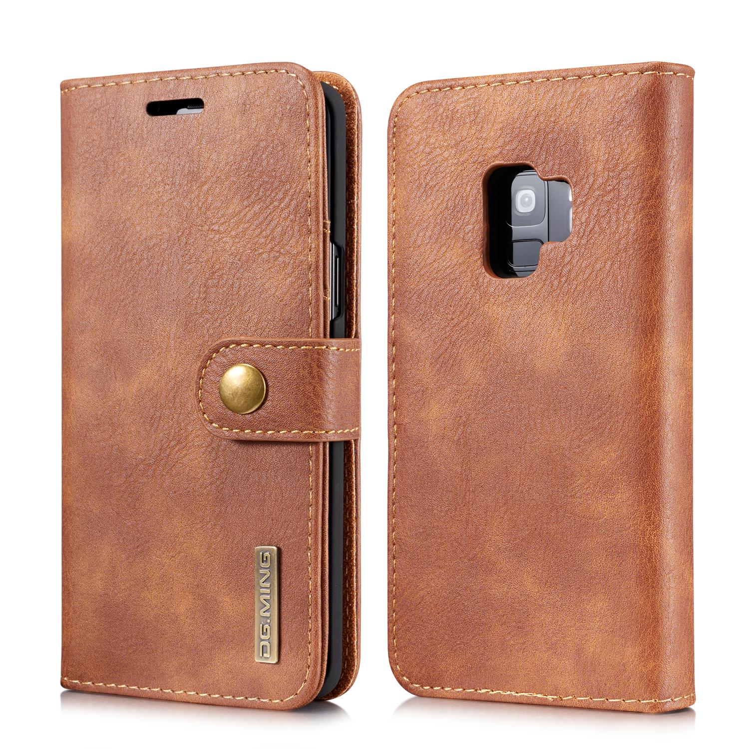 Étui portefeuille Magnet Wallet Samsung Galaxy S9, Cognac