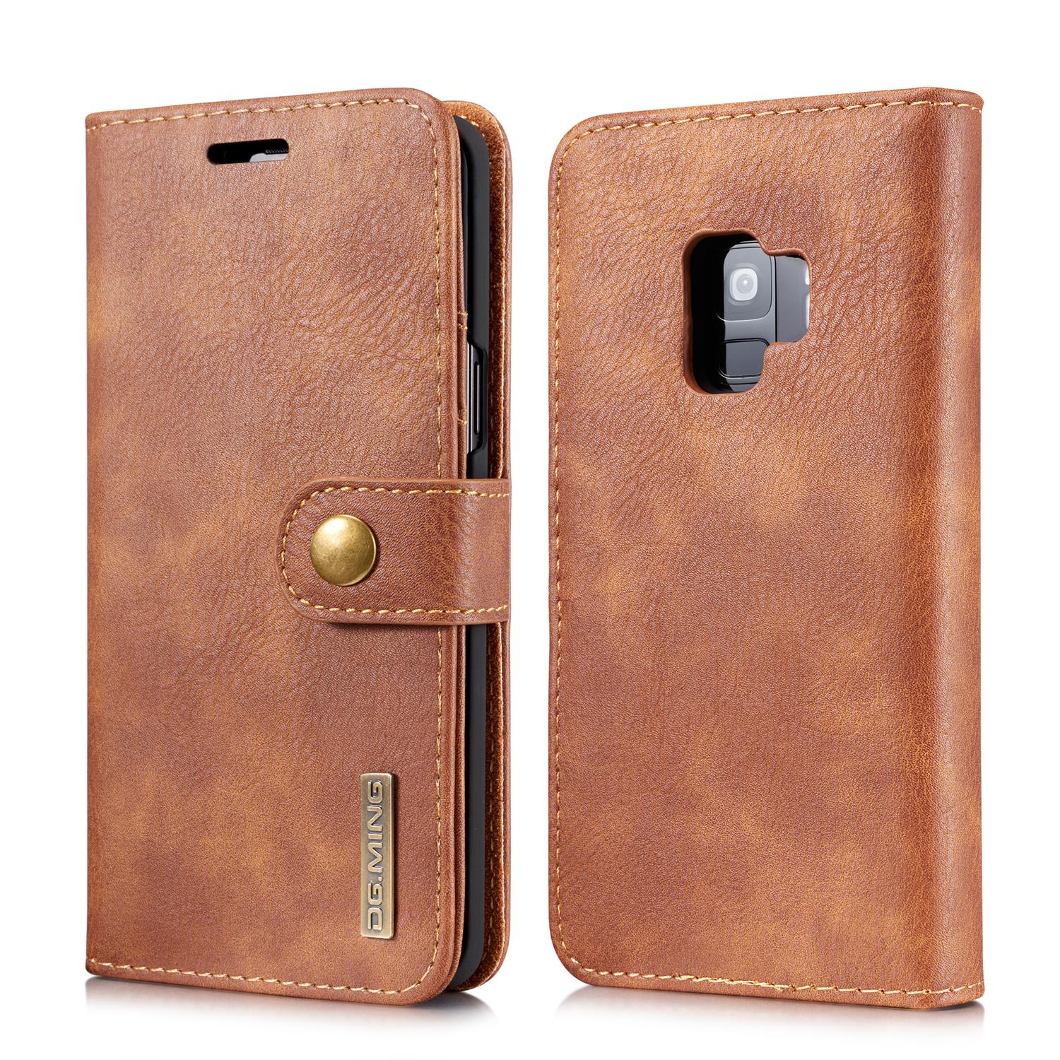 Étui portefeuille Magnet Wallet Samsung Galaxy S9 Cognac