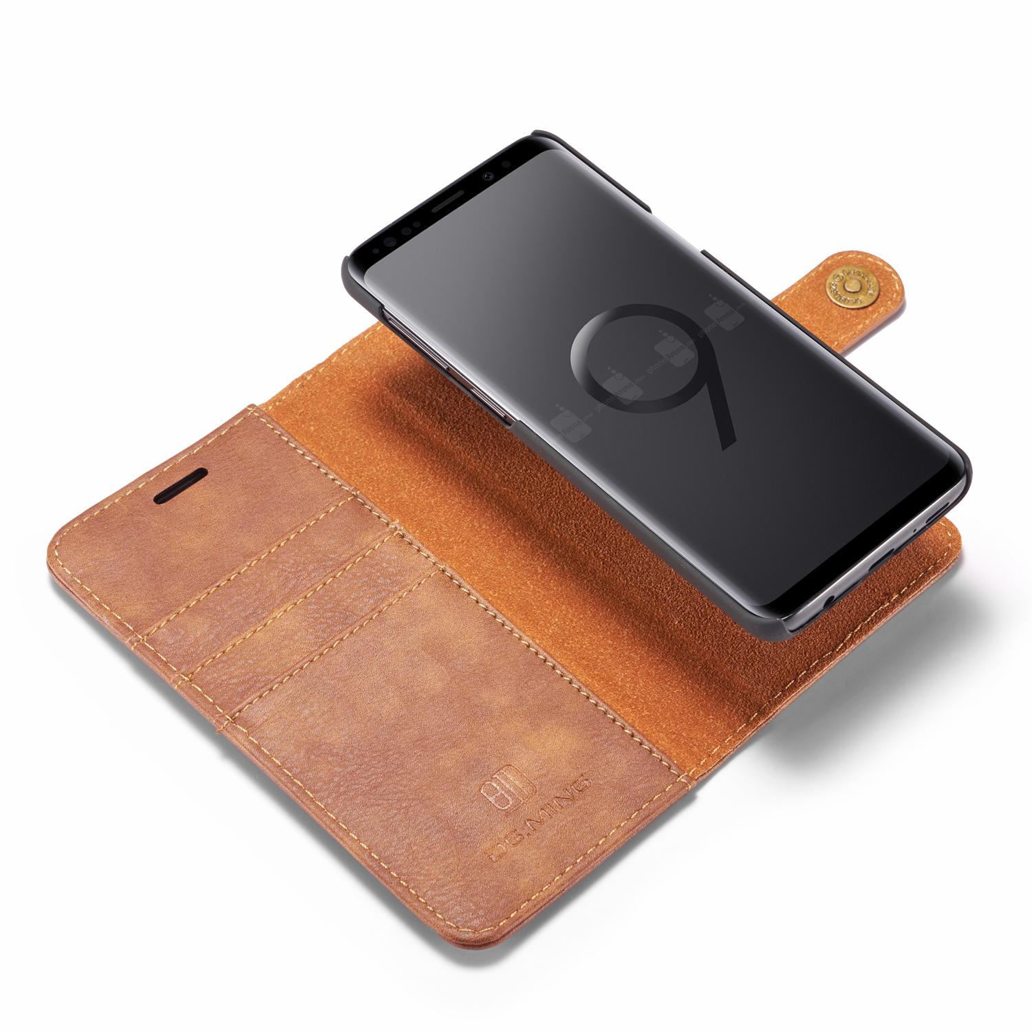 Étui portefeuille Magnet Wallet Samsung Galaxy S9, Cognac
