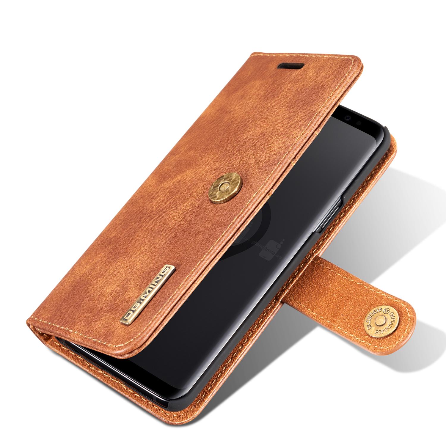 Étui portefeuille Magnet Wallet Samsung Galaxy S9, Cognac