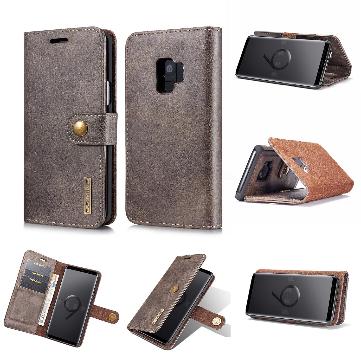 Étui portefeuille Magnet Wallet Samsung Galaxy S9 Plus, Brown