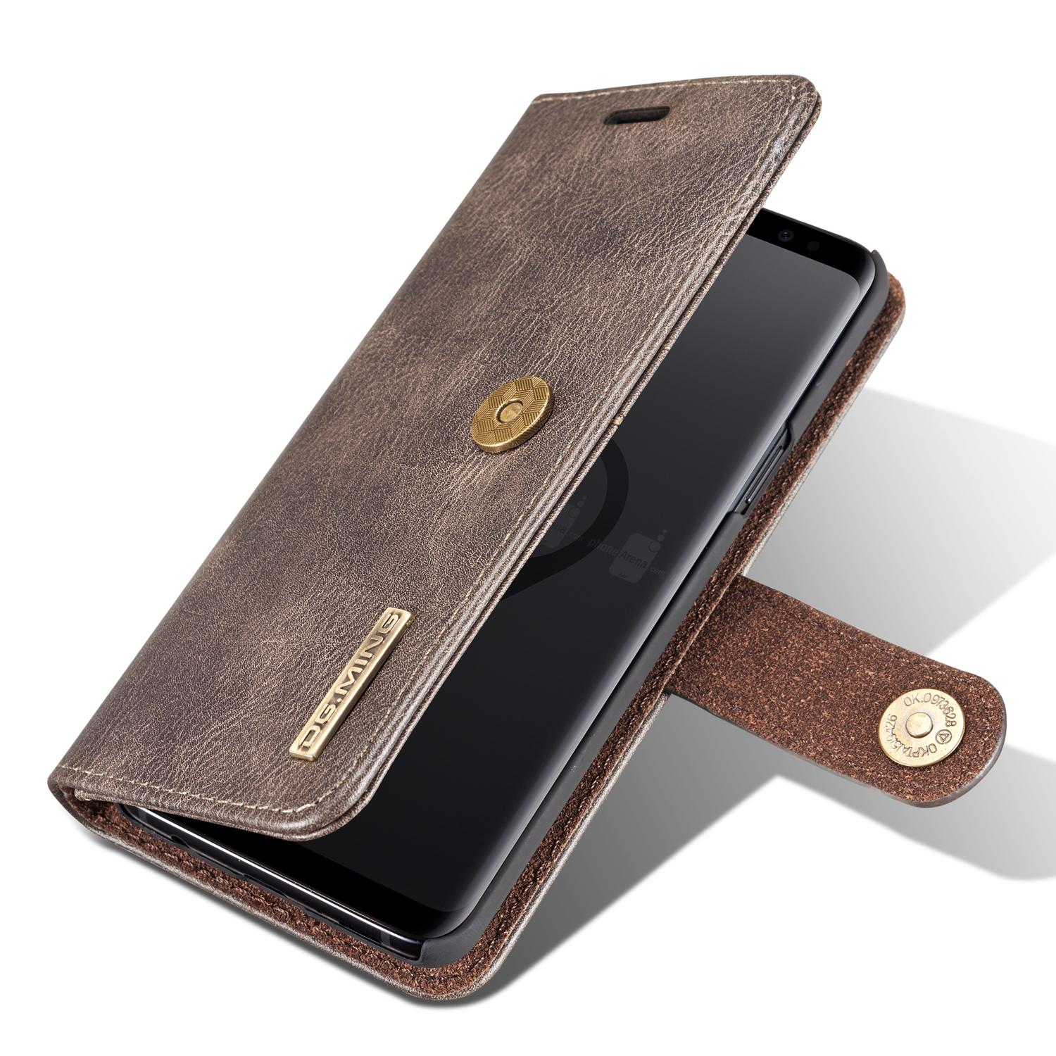 Étui portefeuille Magnet Wallet Samsung Galaxy S9 Plus Brown