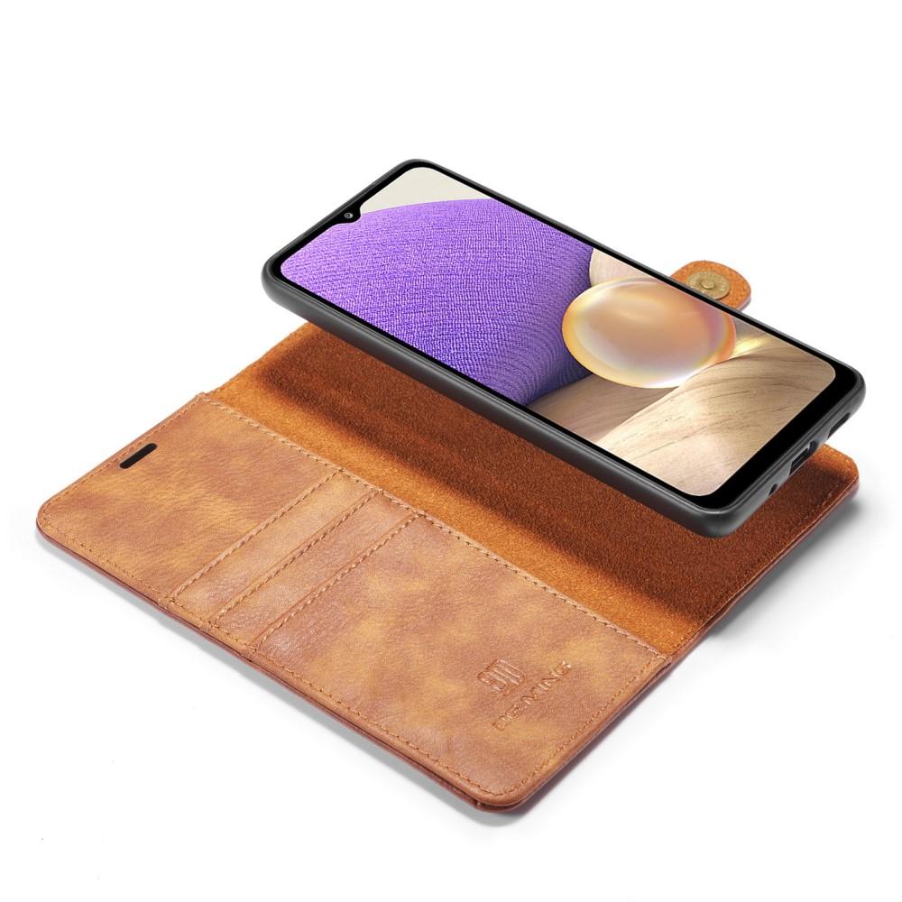 Étui portefeuille Magnet Wallet Samsung Galaxy A32 5G, Cognac