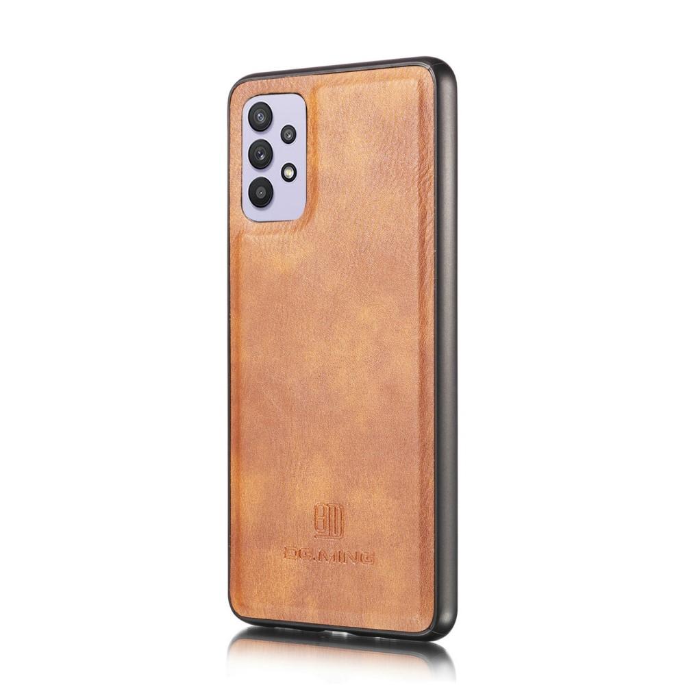 Étui portefeuille Magnet Wallet Samsung Galaxy A32 5G, Cognac