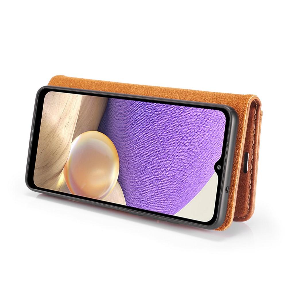 Étui portefeuille Magnet Wallet Samsung Galaxy A32 5G, Cognac