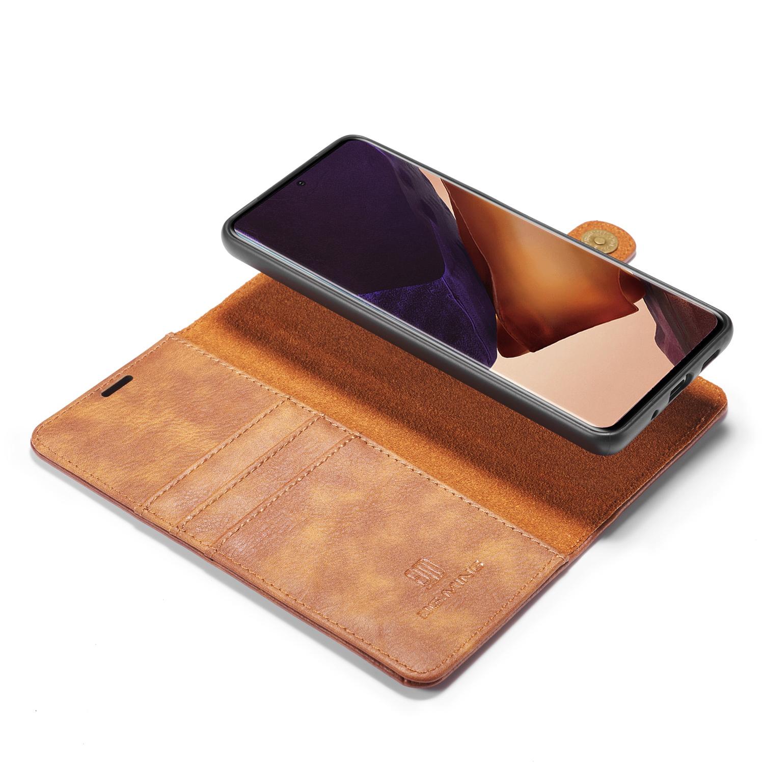 Étui portefeuille Magnet Wallet Samsung Galaxy Note 20 Ultra, Marron