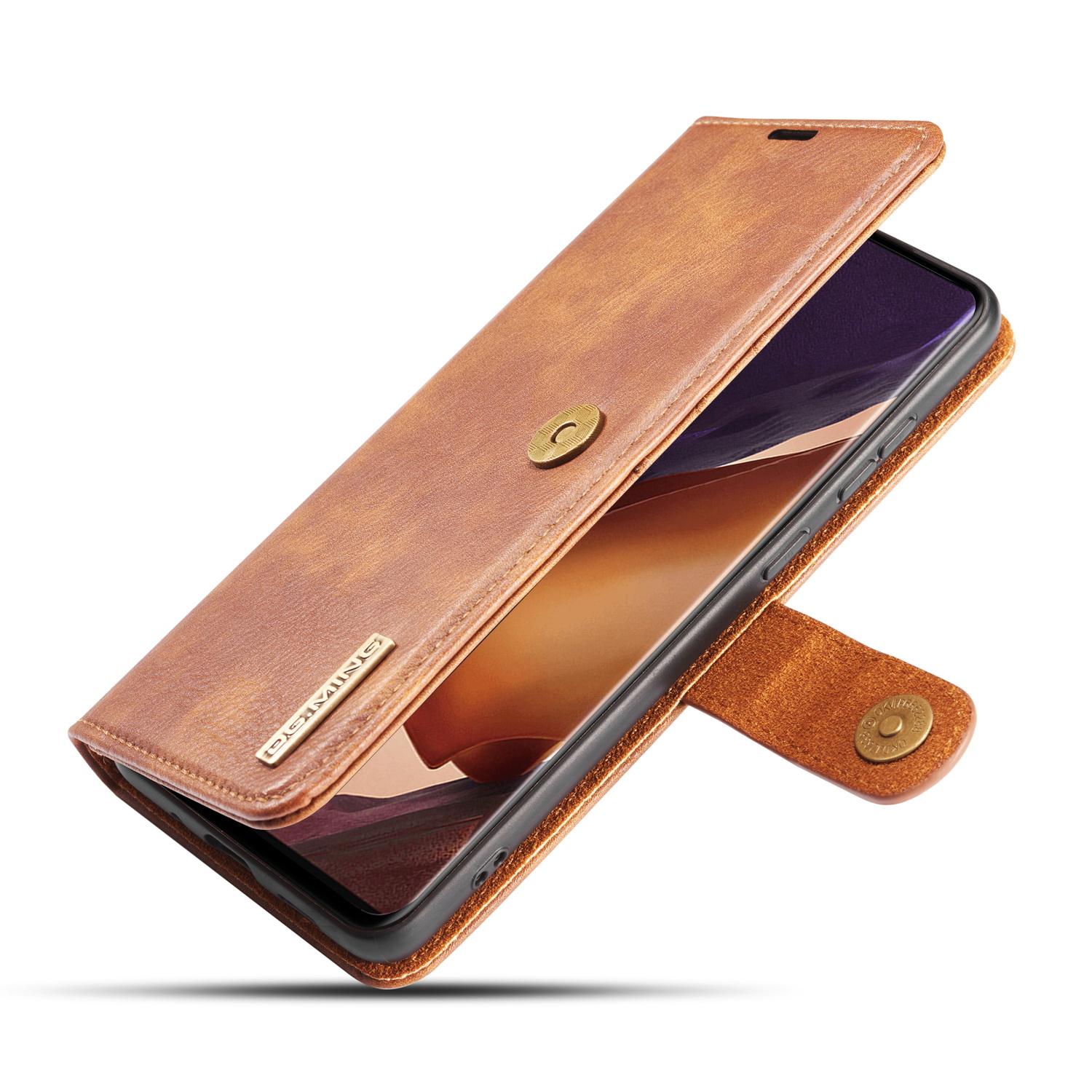Étui portefeuille Magnet Wallet Samsung Galaxy Note 20 Ultra, Marron