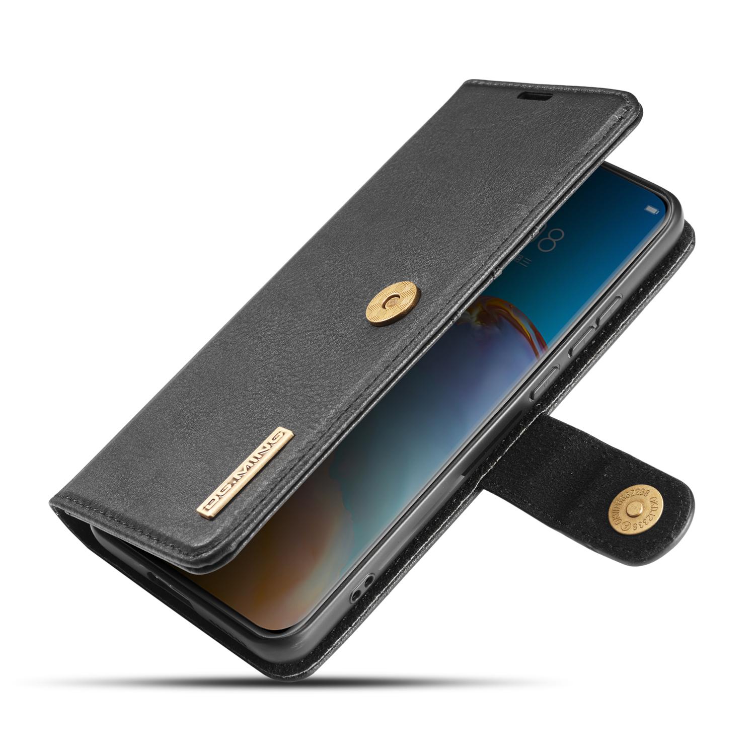 Étui portefeuille Magnet Wallet Huawei P40 Pro, Noir