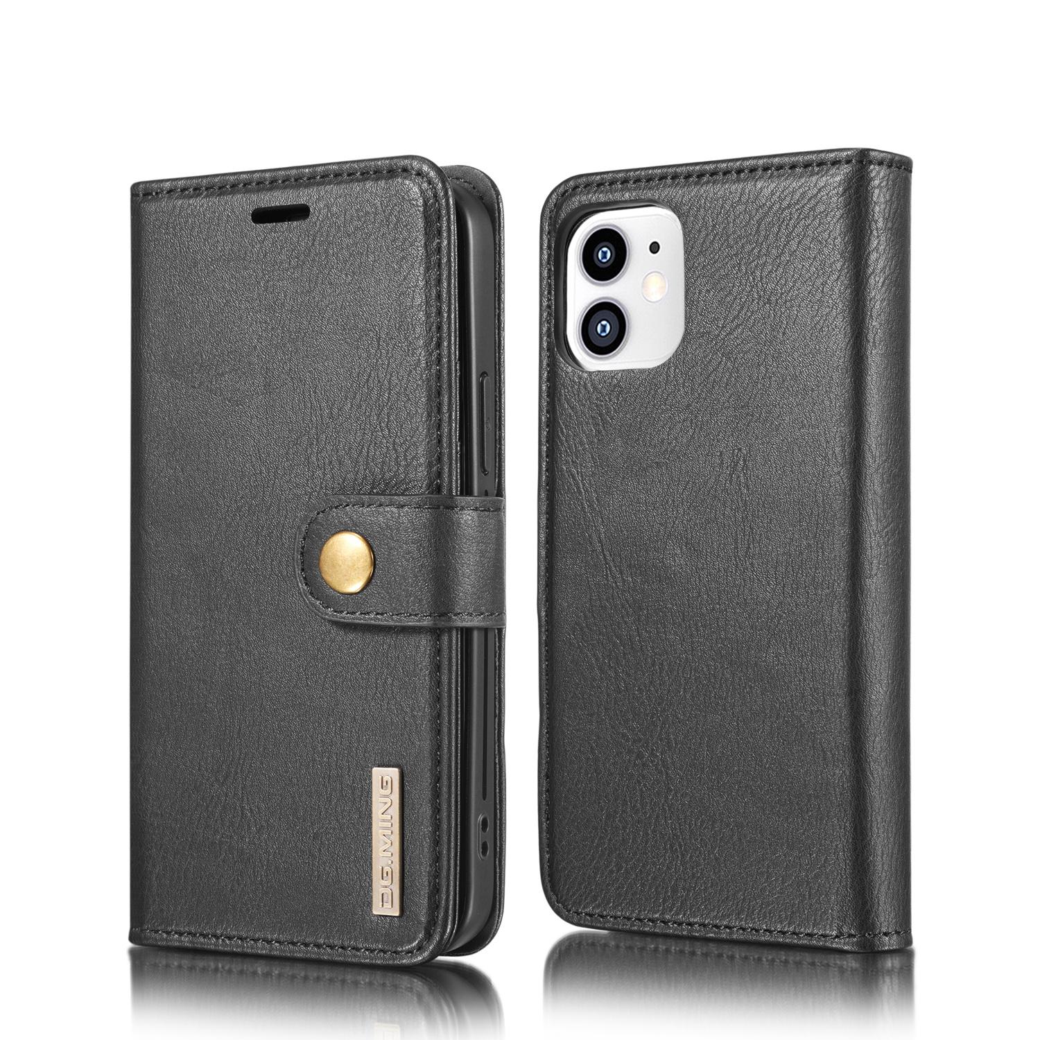 Étui portefeuille Magnet Wallet iPhone 12 Mini Black