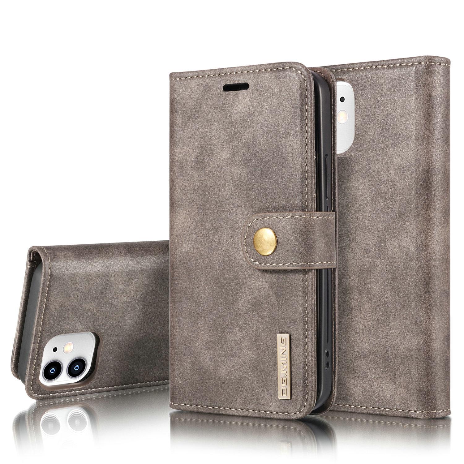 Étui portefeuille Magnet Wallet iPhone 12 Mini, Brown