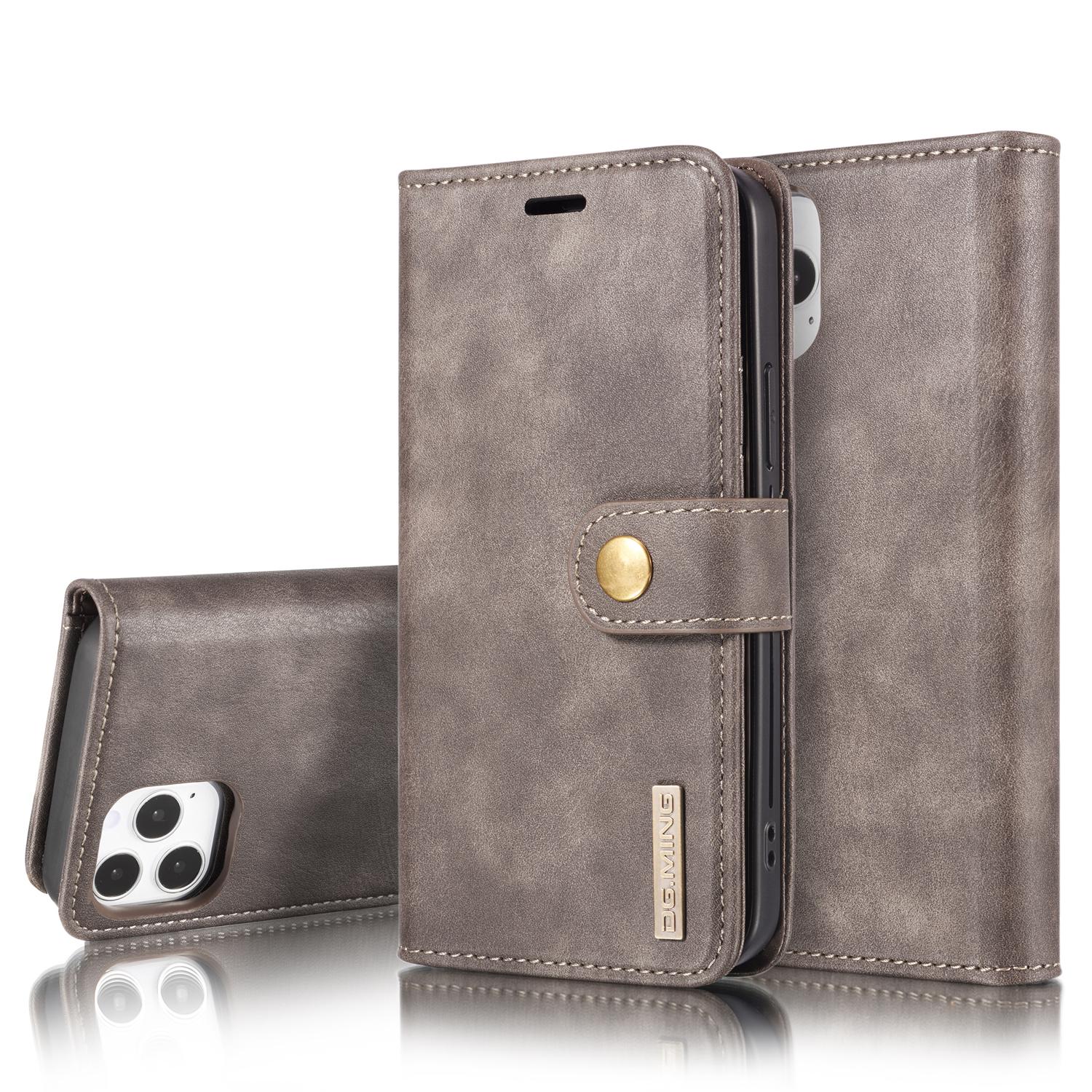 Étui portefeuille Magnet Wallet iPhone 12/iPhone 12 Pro, Brown