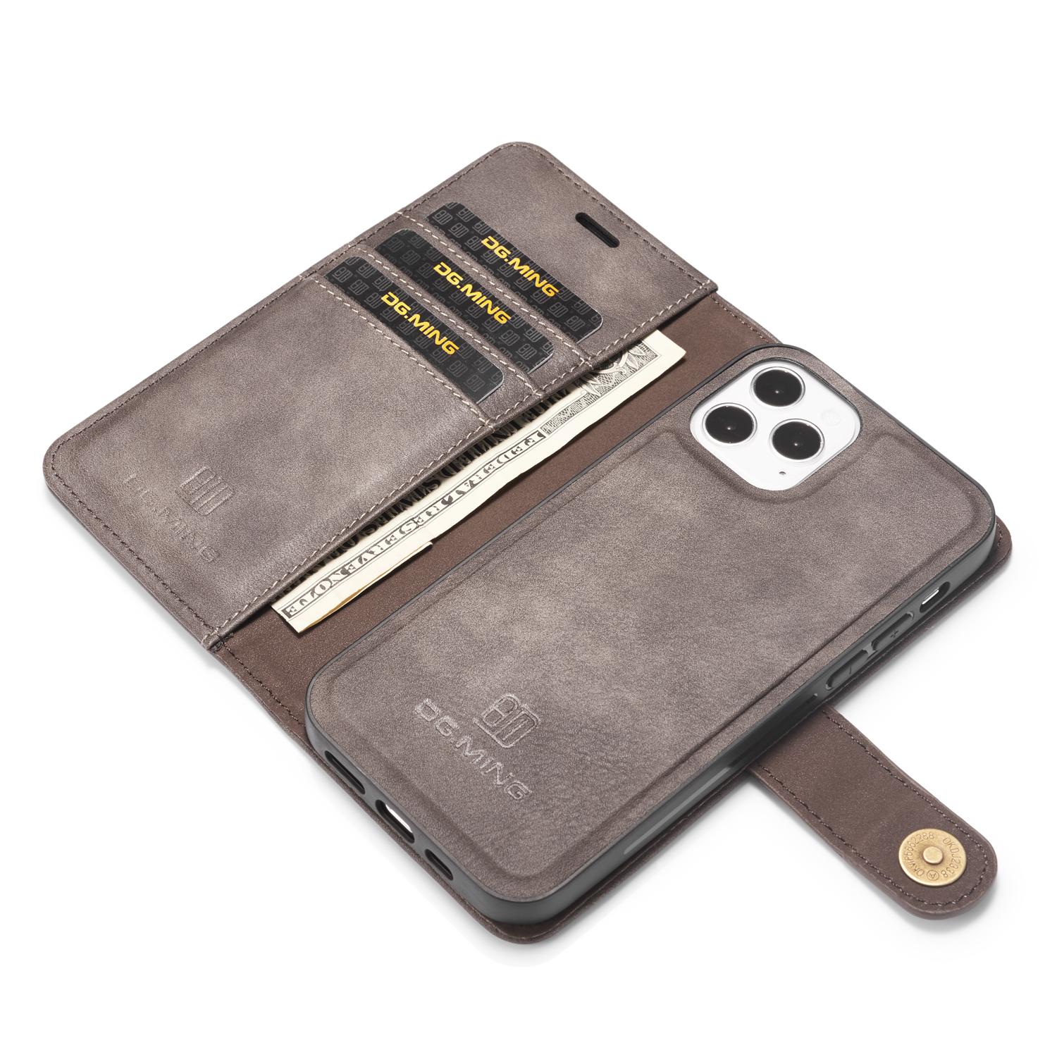 Étui portefeuille Magnet Wallet iPhone 12 Pro Max, Brown