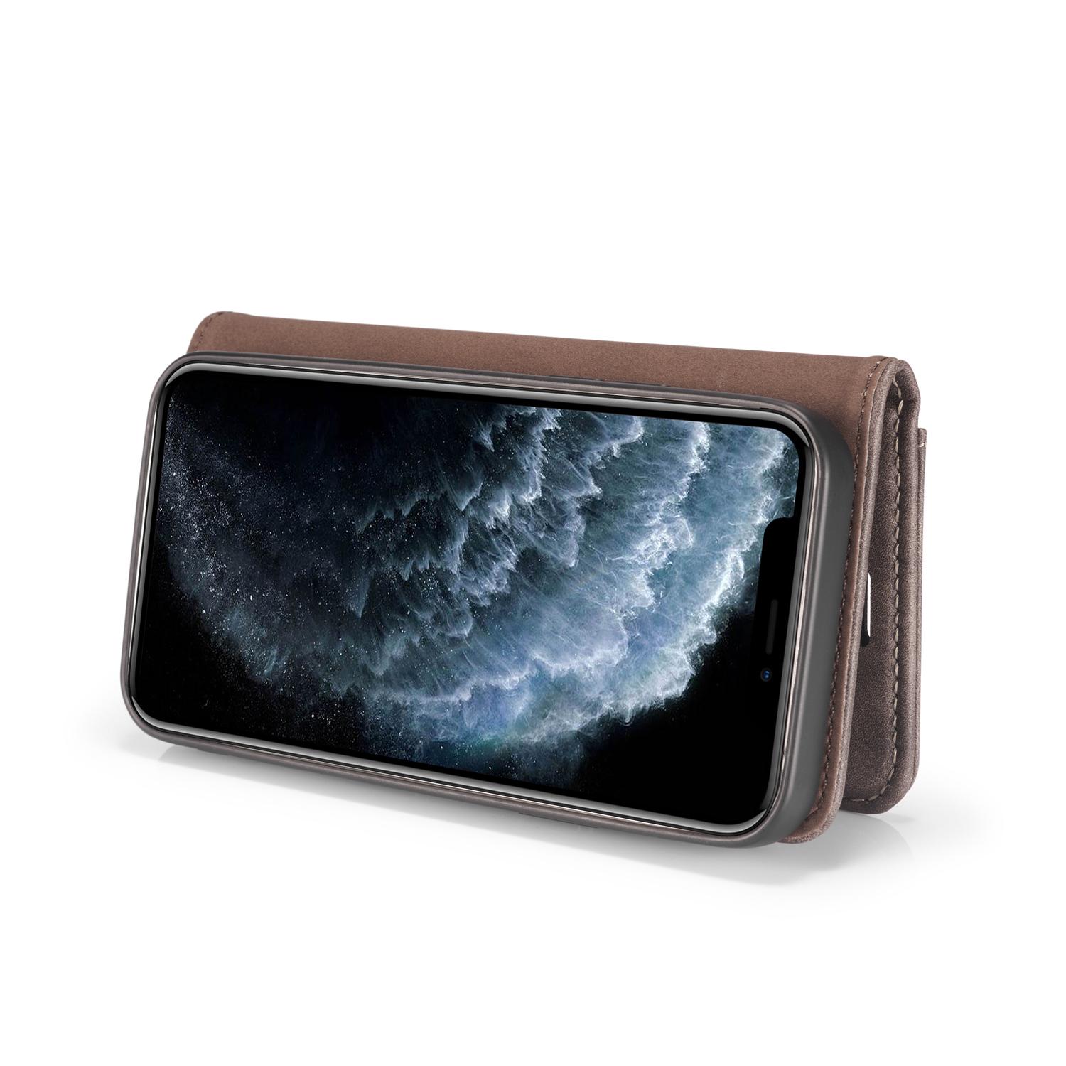 Étui portefeuille Magnet Wallet iPhone 12 Pro Max, Brown