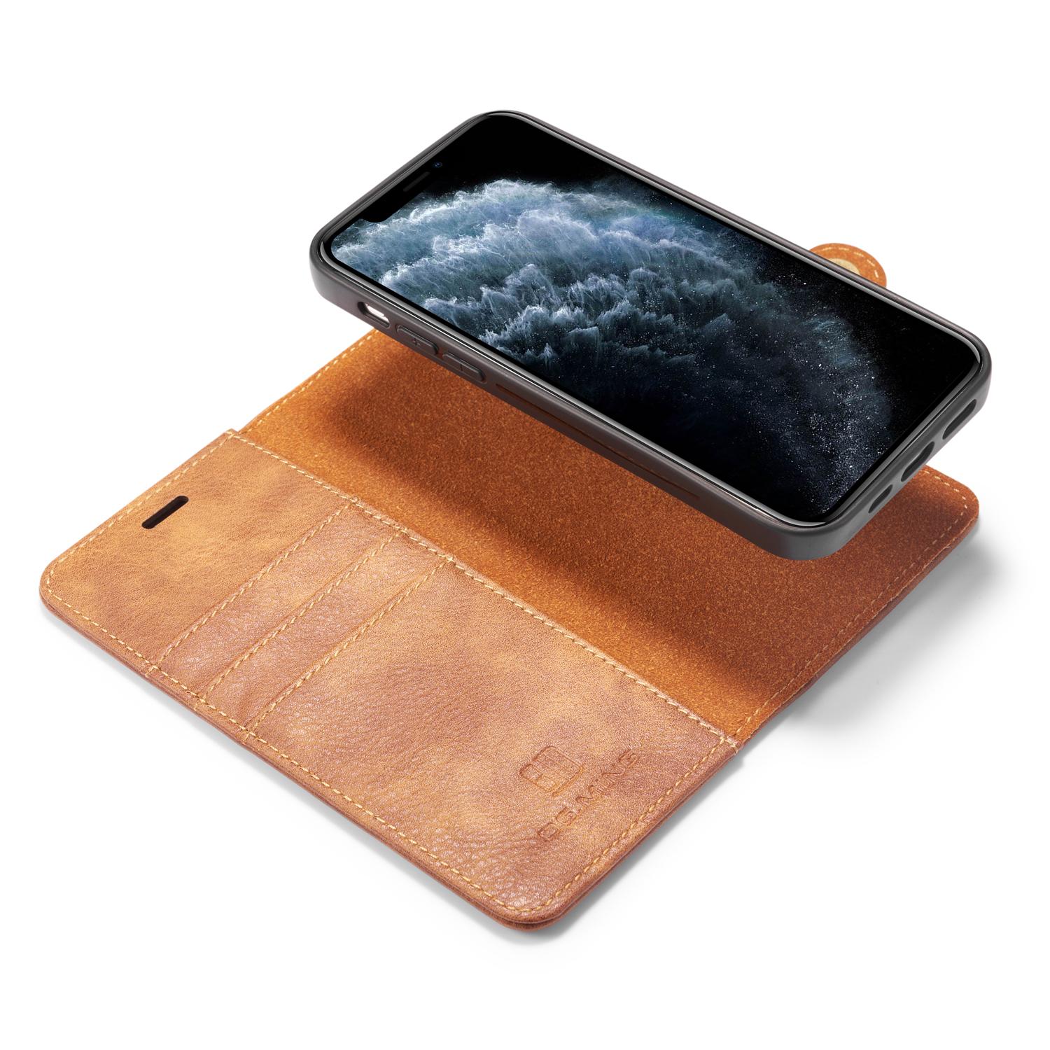 Étui portefeuille Magnet Wallet iPhone 12 Pro Max, Cognac