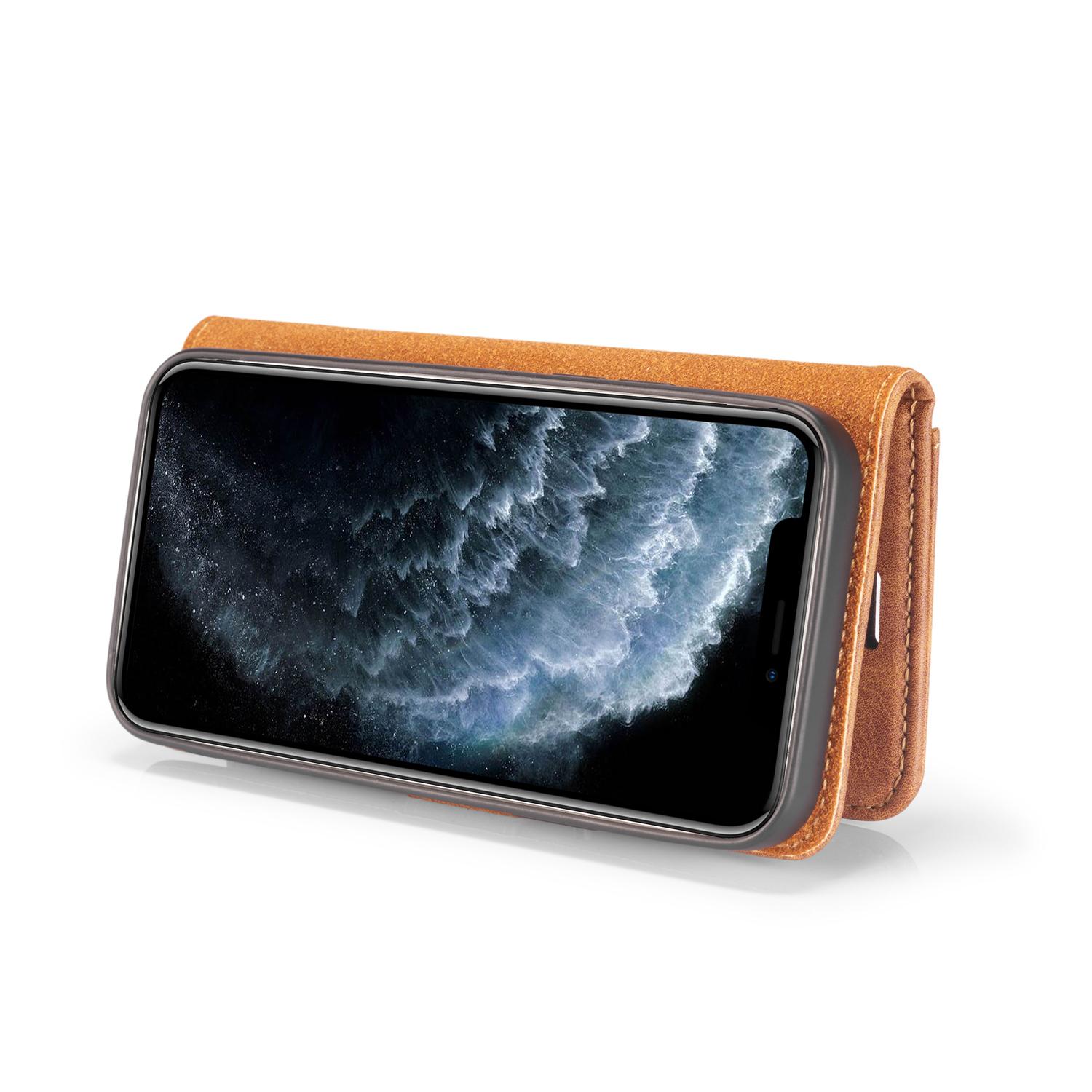 Étui portefeuille Magnet Wallet iPhone 12 Pro Max, Cognac
