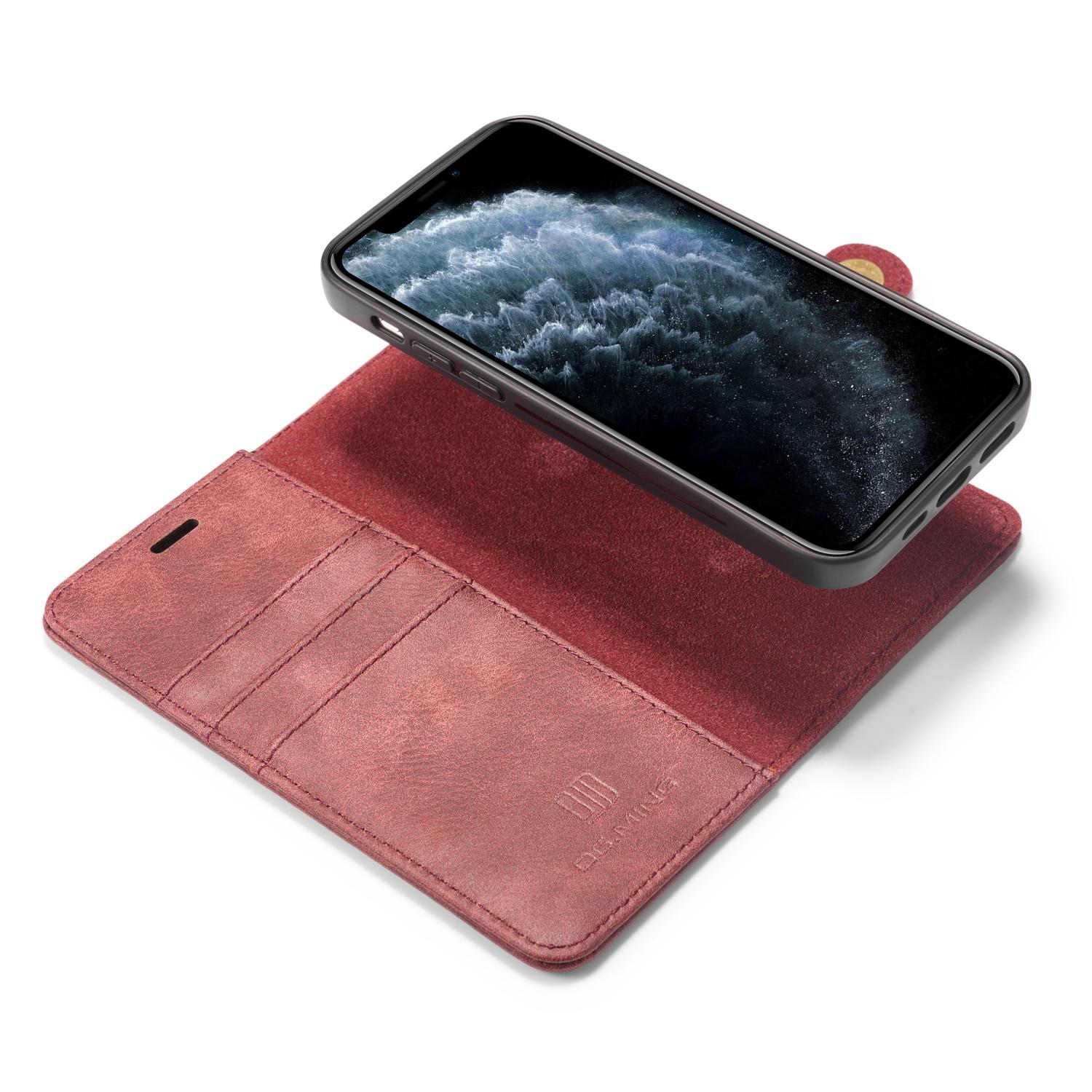 Étui portefeuille Magnet Wallet iPhone 12 Pro Max Red