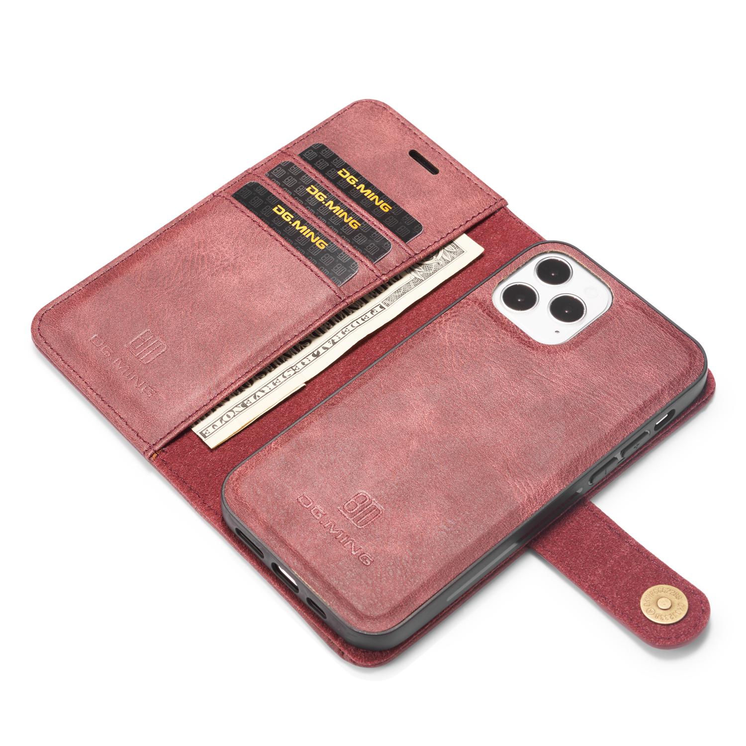 Étui portefeuille Magnet Wallet iPhone 12 Pro Max, Red