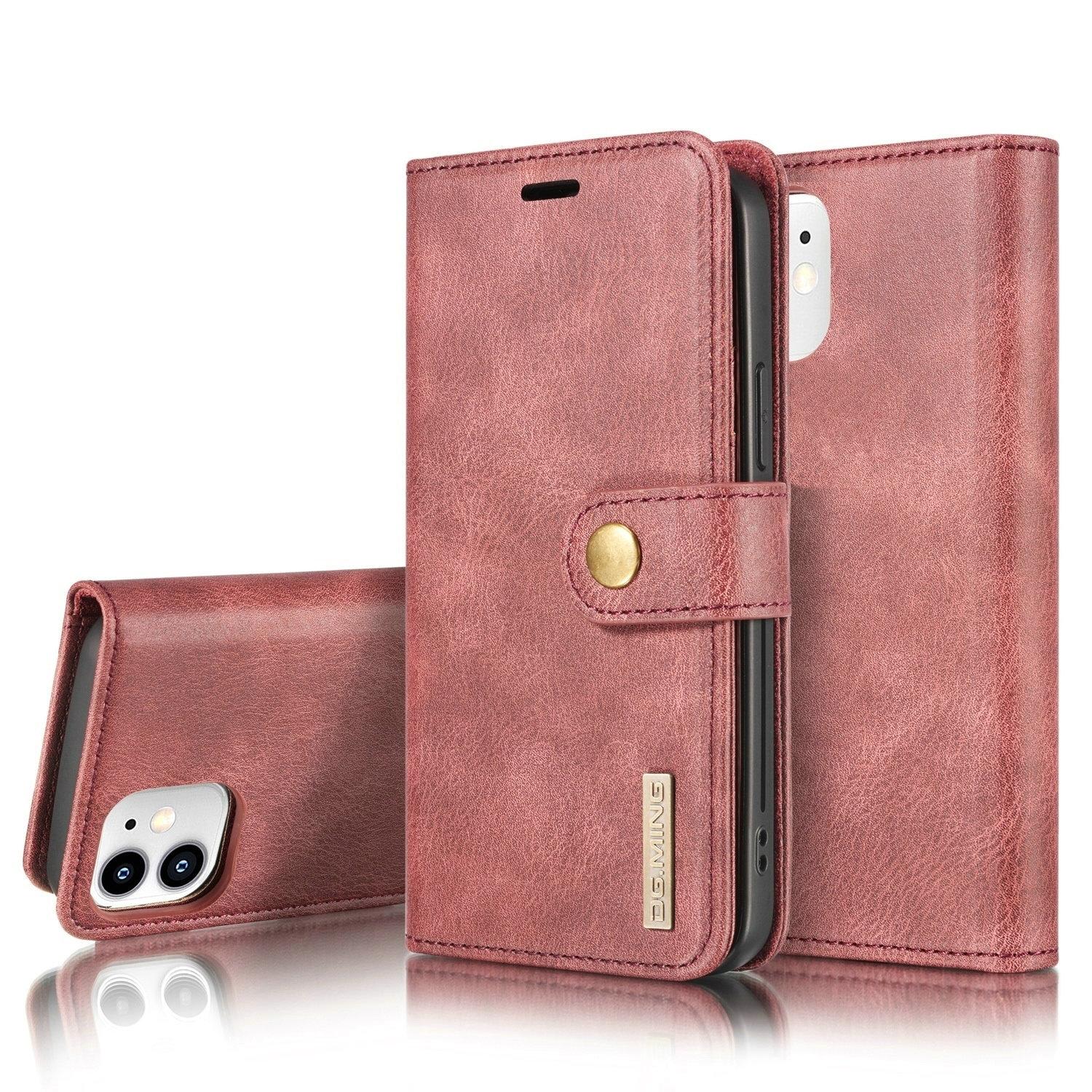 Étui portefeuille Magnet Wallet iPhone 12 Mini Red