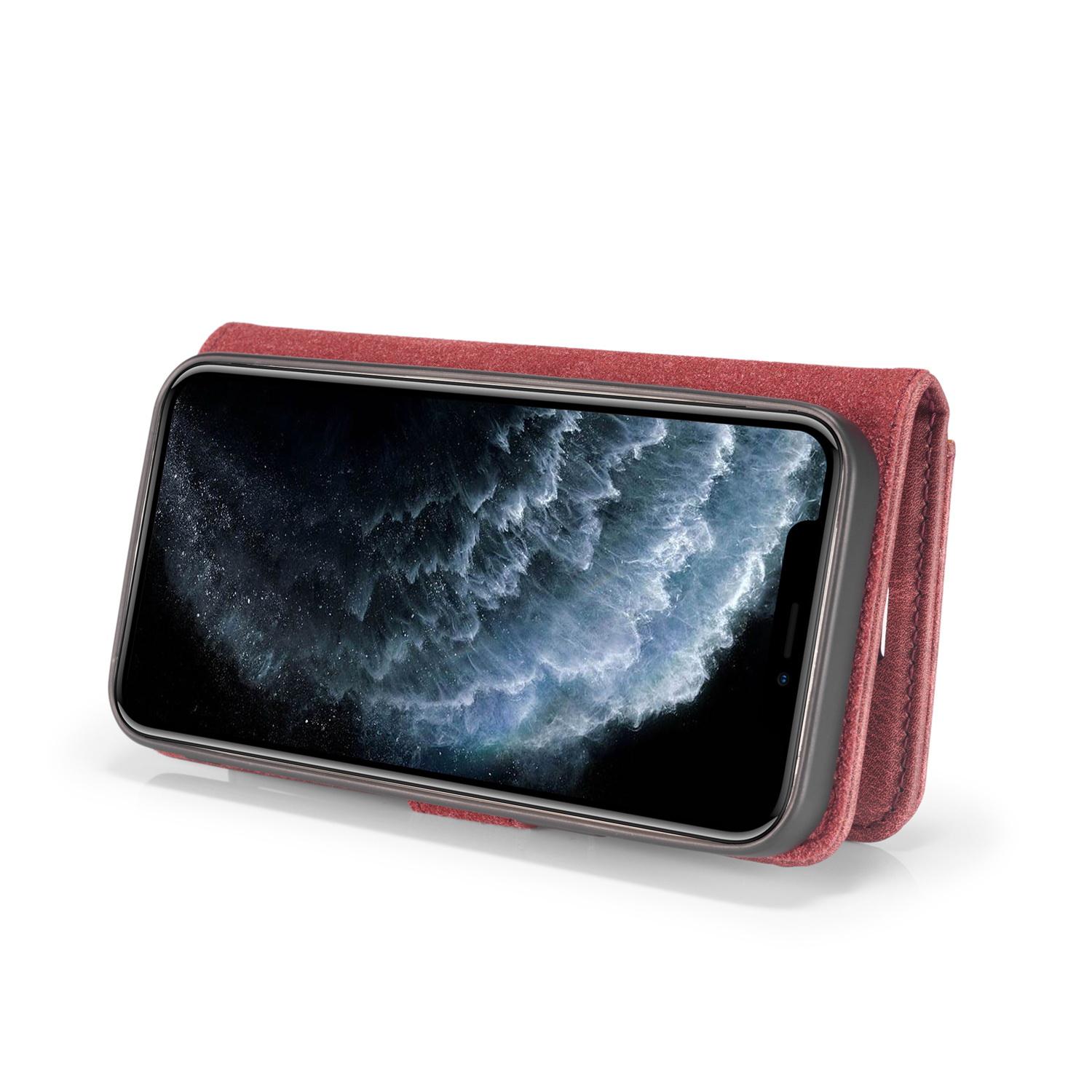 Étui portefeuille Magnet Wallet iPhone 12 Mini Red