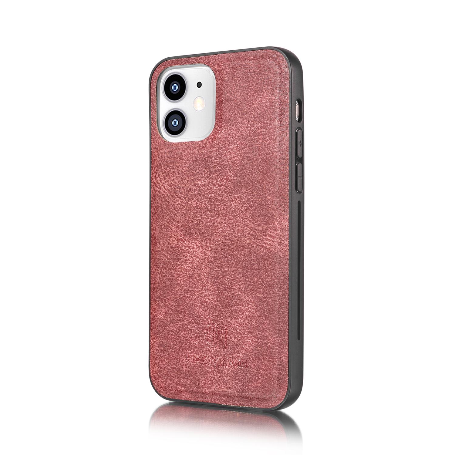 Étui portefeuille Magnet Wallet iPhone 12 Mini, Red
