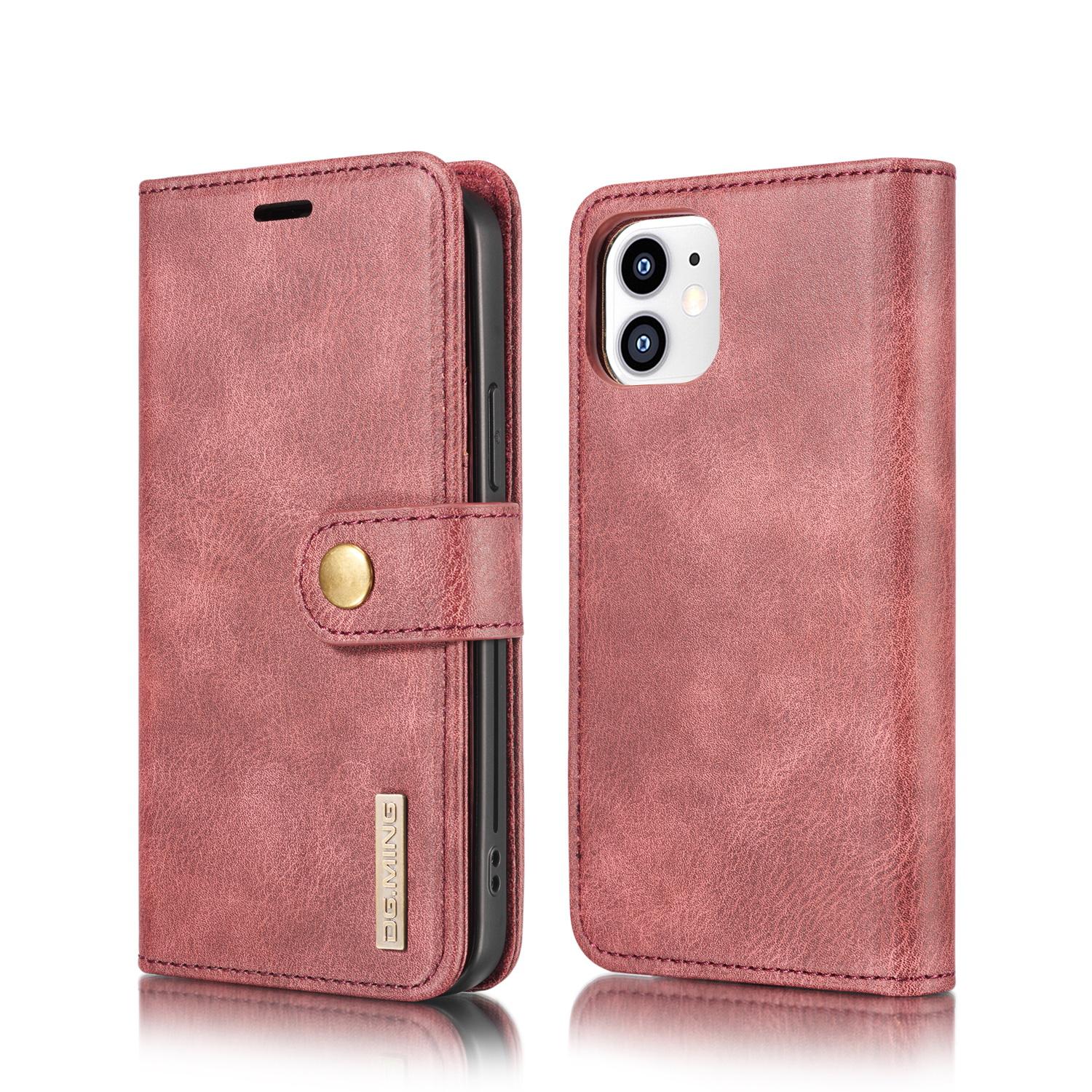 Étui portefeuille Magnet Wallet iPhone 12 Mini, Red
