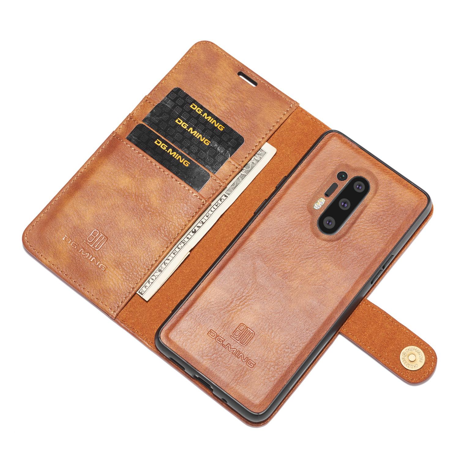 Étui portefeuille Magnet Wallet  OnePlus 8 Pro, Cognac