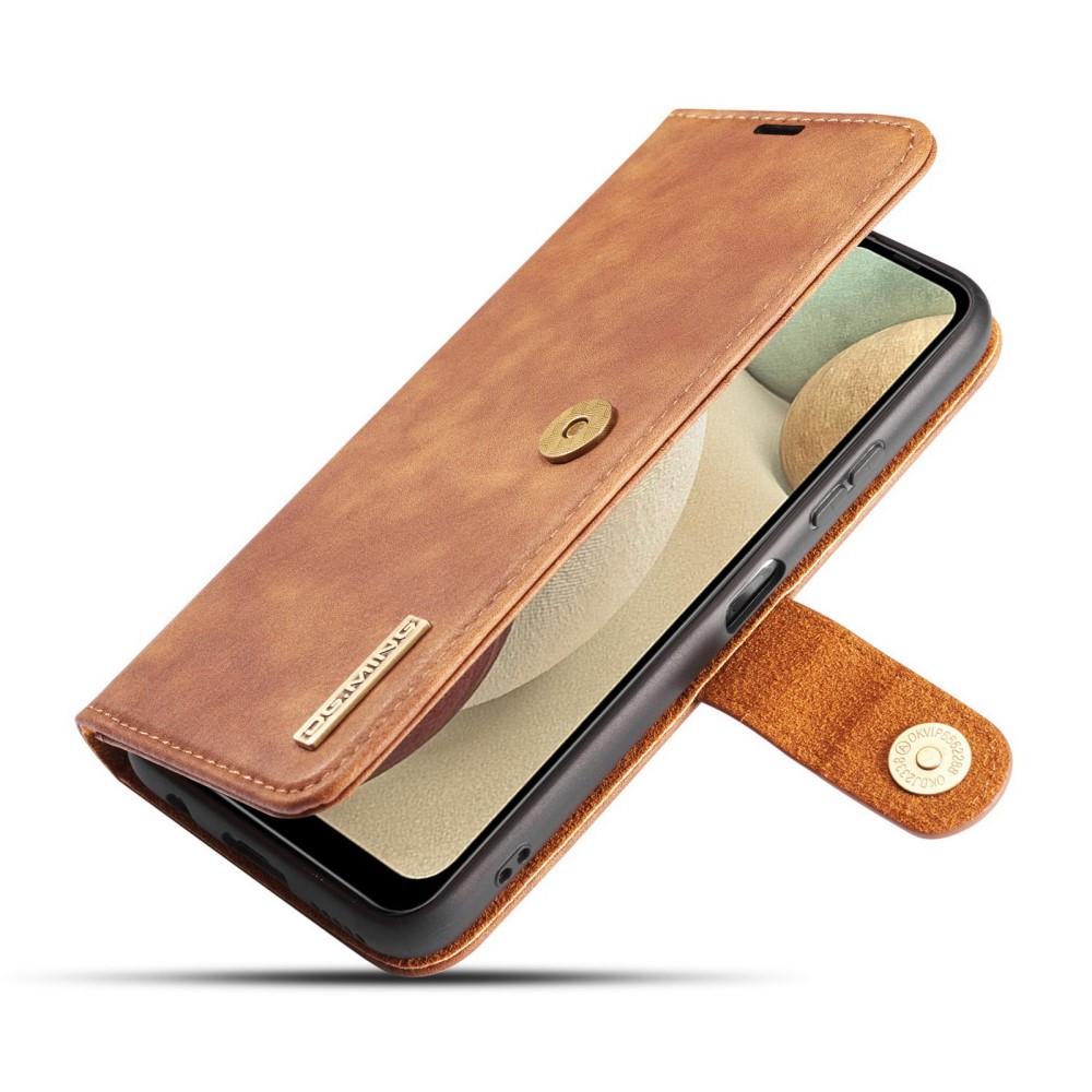 Étui portefeuille Magnet Wallet Samsung Galaxy A12 5G, Cognac