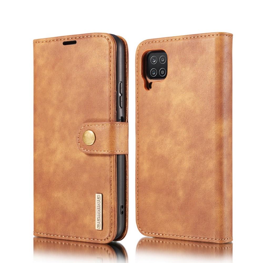 Étui portefeuille Magnet Wallet Samsung Galaxy A12 5G, Cognac