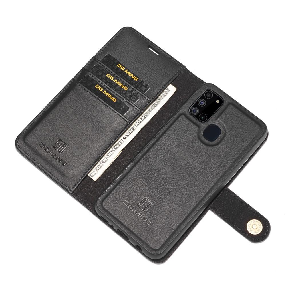 Étui portefeuille Magnet Wallet Samsung Galaxy A21s, Noir