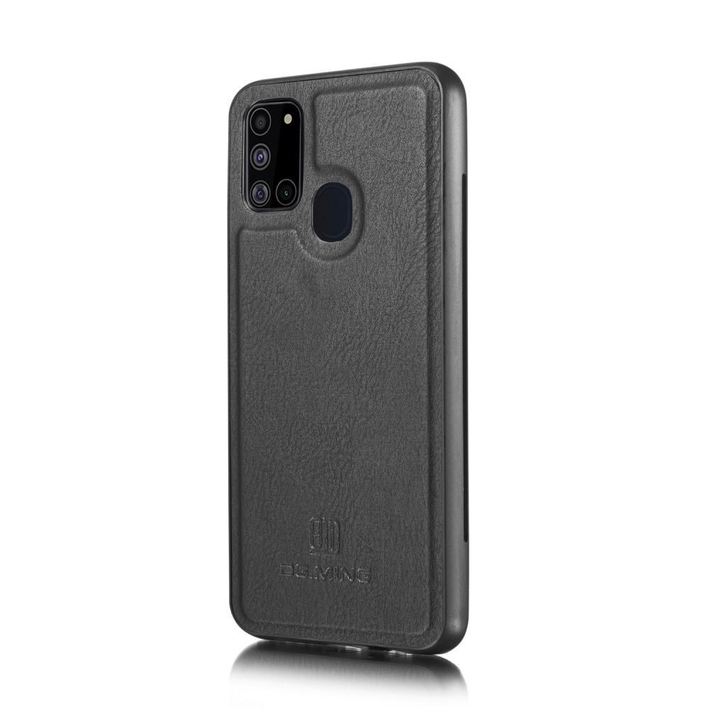Étui portefeuille Magnet Wallet Samsung Galaxy A21s, Noir