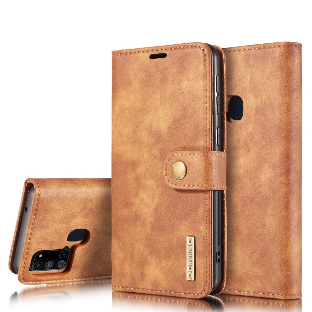 Étui portefeuille Magnet Wallet Samsung Galaxy A21s Cognac