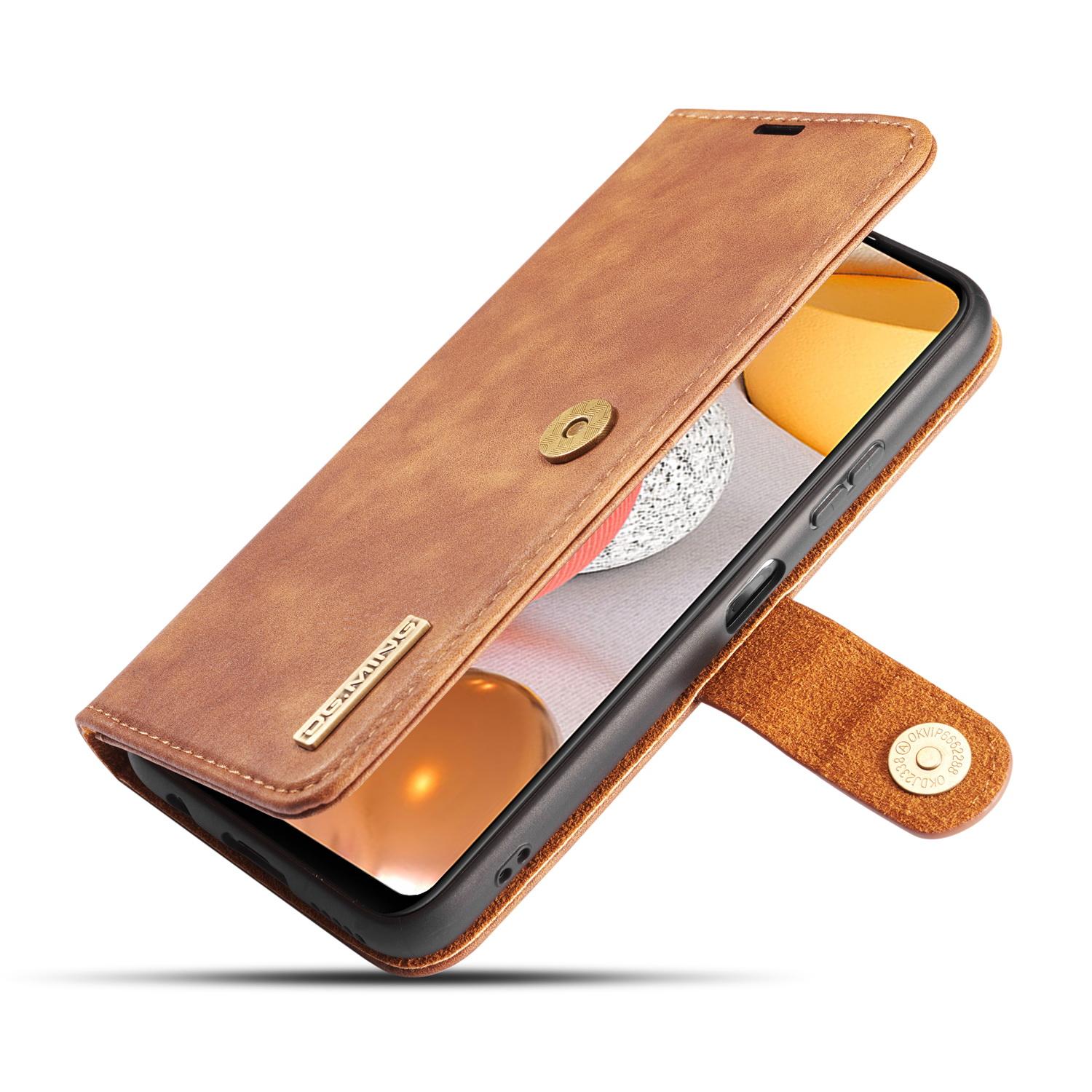 Étui portefeuille Magnet Wallet Samsung Galaxy A42, Cognac