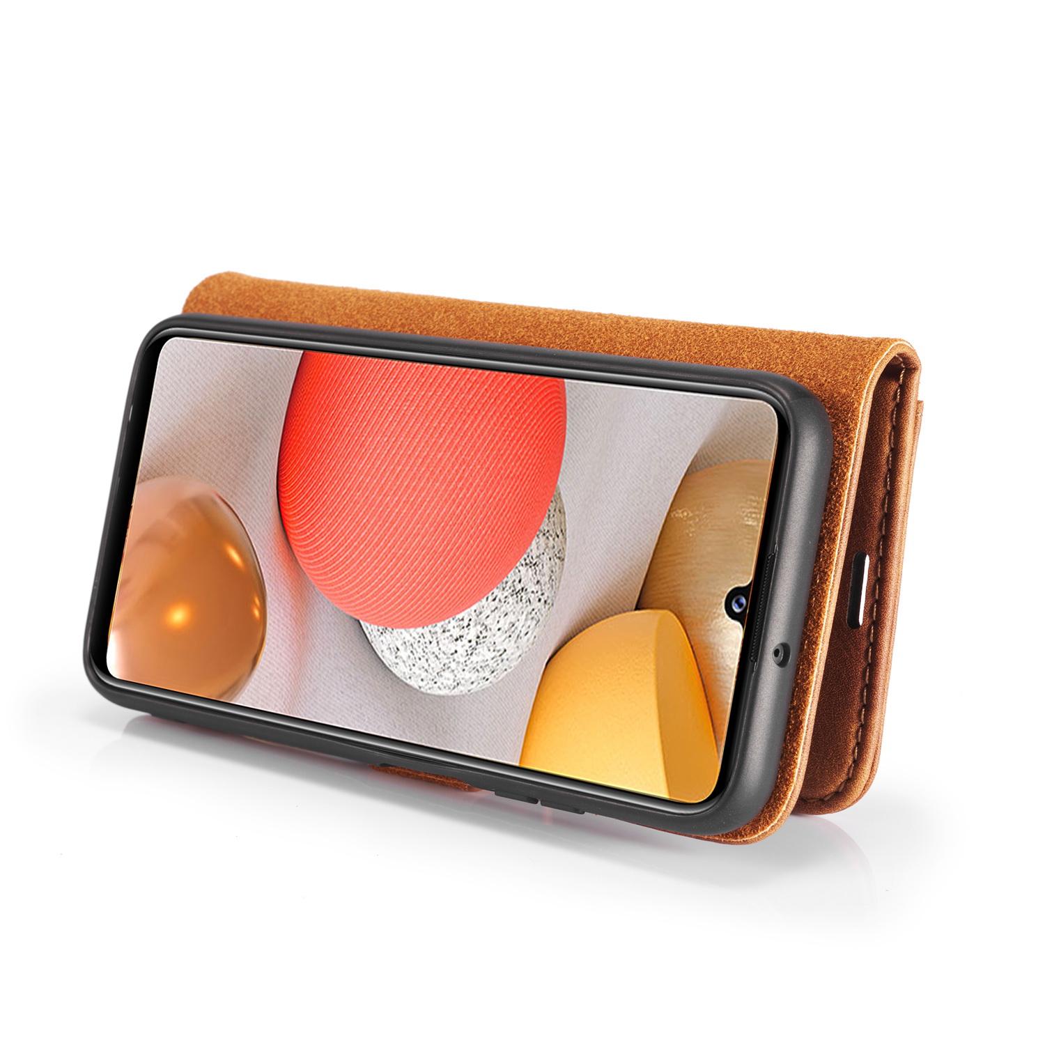 Étui portefeuille Magnet Wallet Samsung Galaxy A42, Cognac
