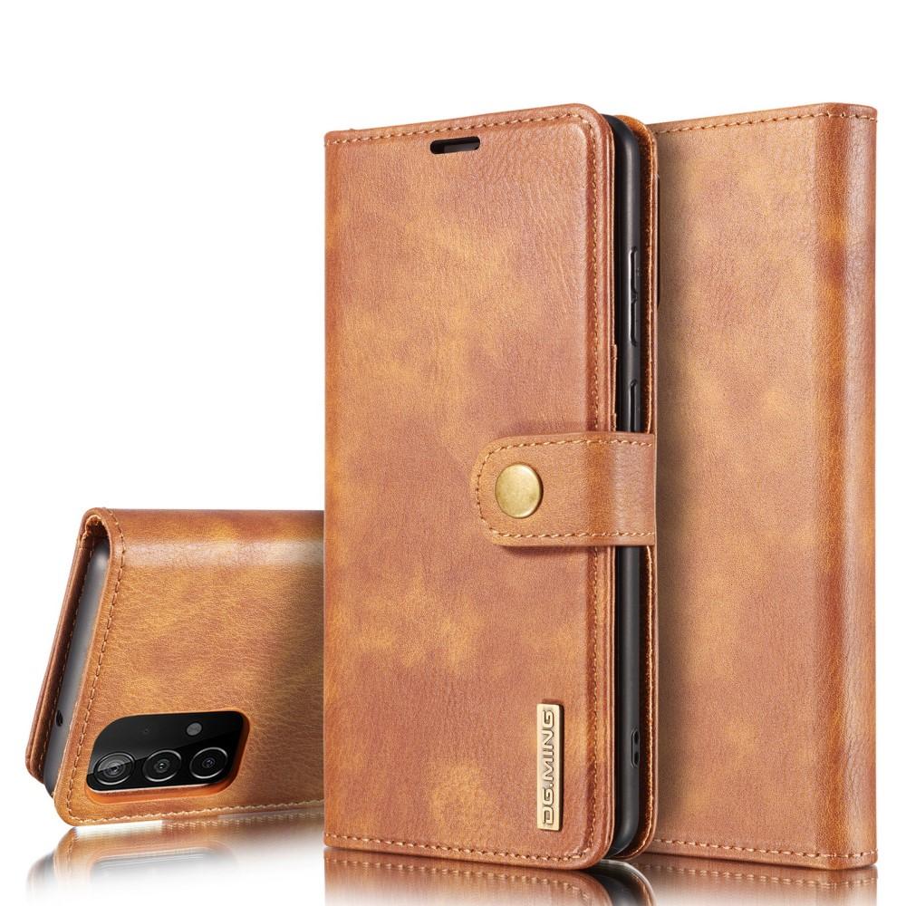 Étui portefeuille Magnet Wallet Samsung Galaxy A52 5G, Cognac